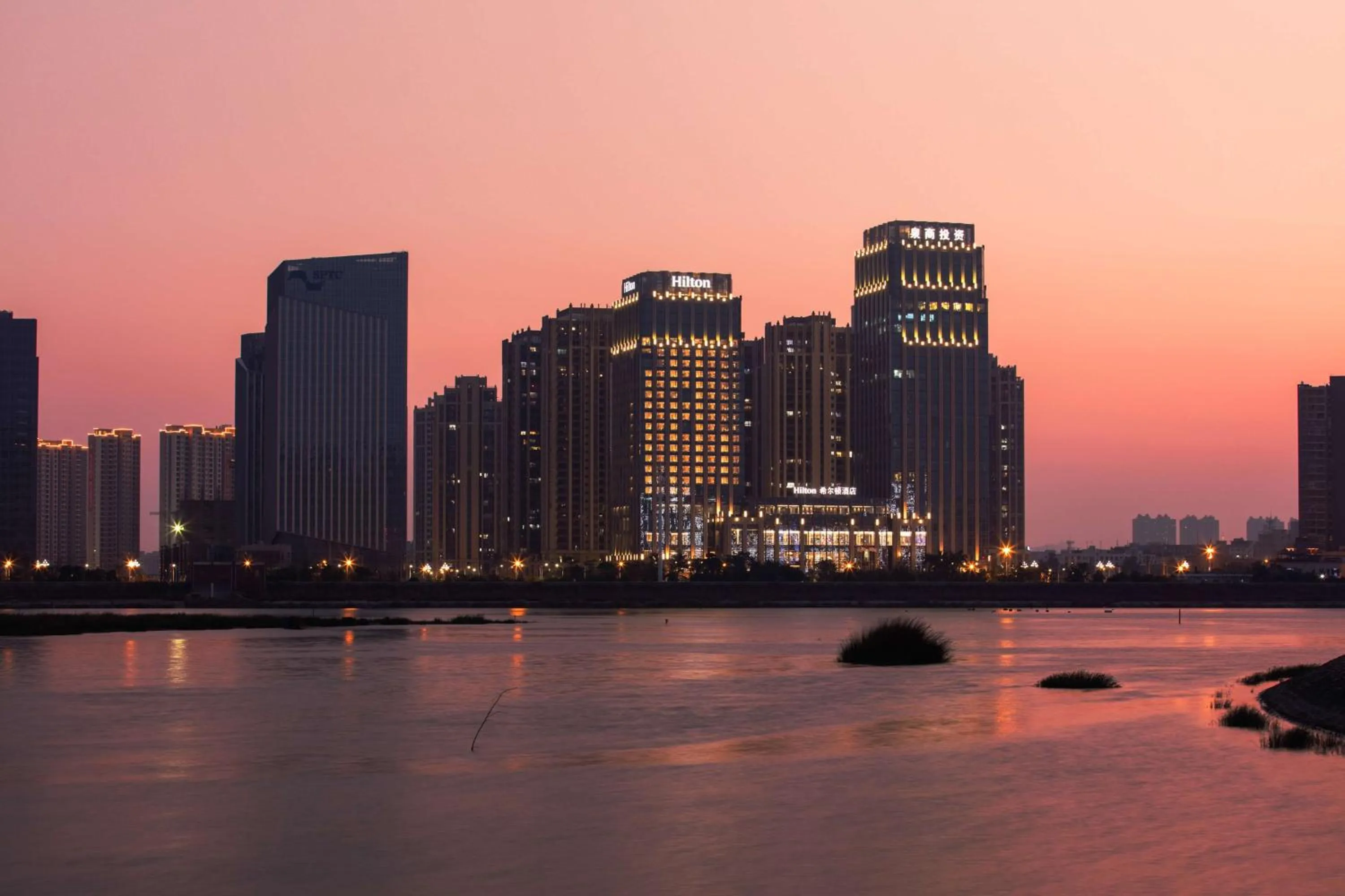 Property building in Hilton Quanzhou Riverside