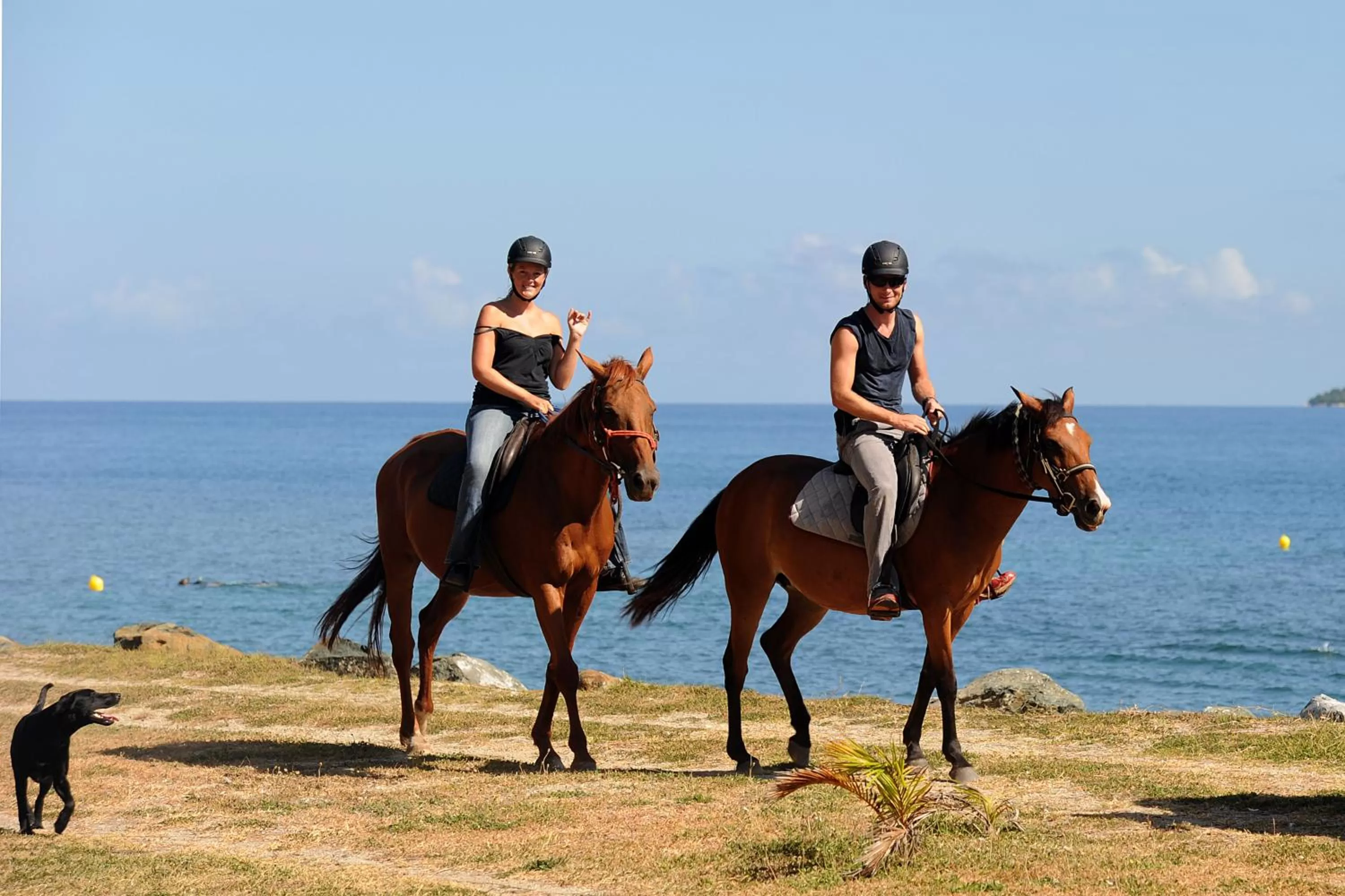 Horse-riding in Hotel Koulnoue Village