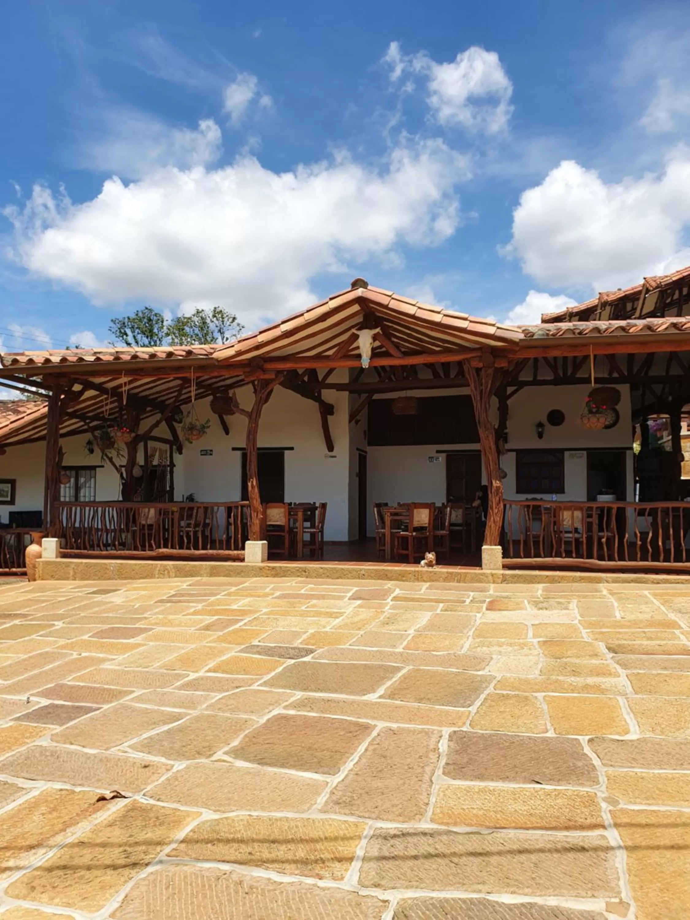 Property building in Hotel Campestre Ataraxia Barichara