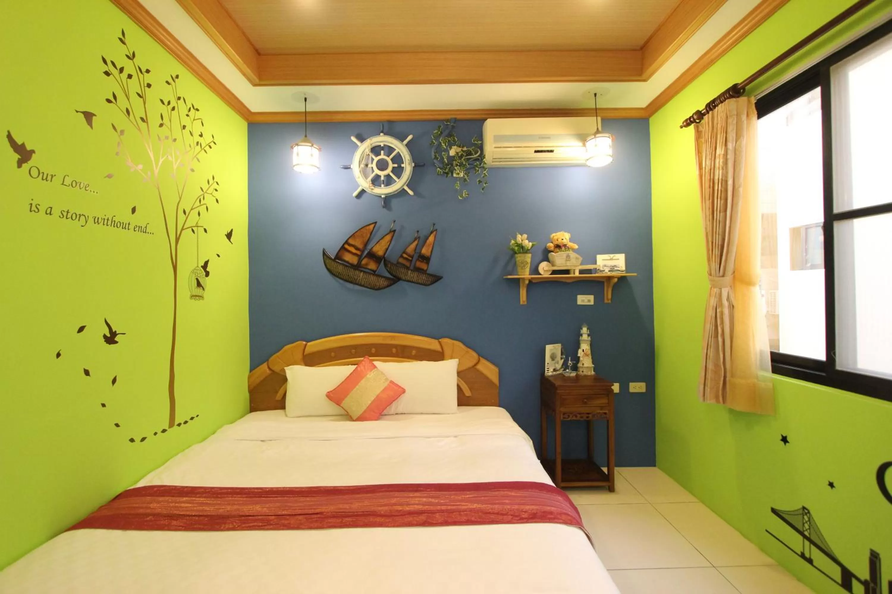 Bed in Kenting Diack Inn