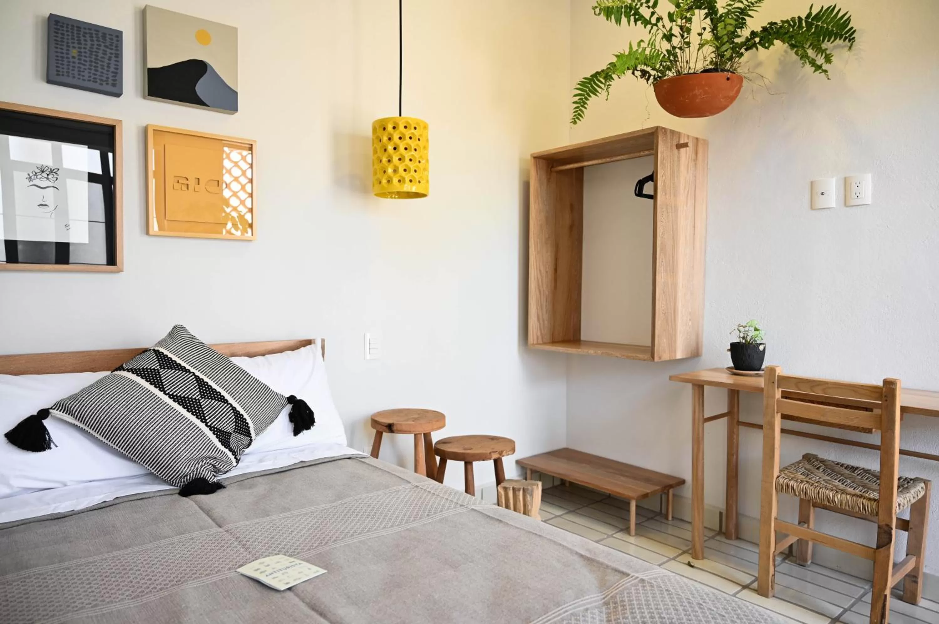 Bed in Casa Kali by Barrio México