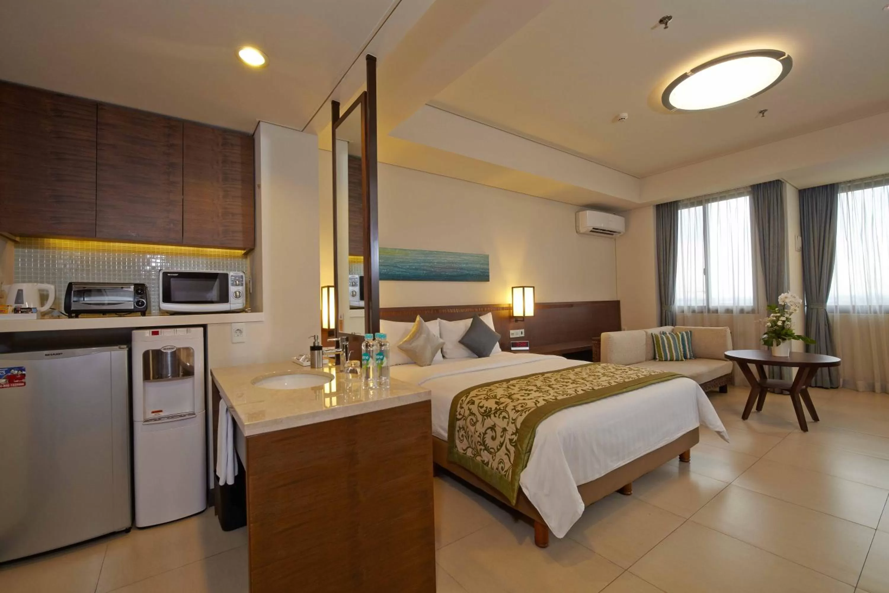 Bedroom, Bed in Axia South Cikarang Service Apartment