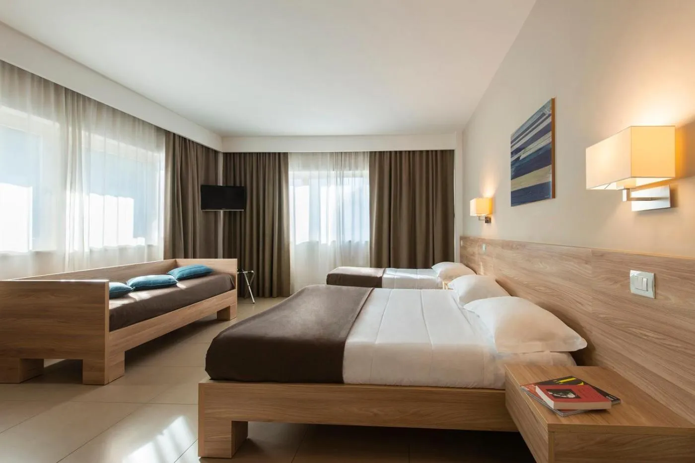 Bed in Hotel Dimorae Rooms and Suites - Apartments