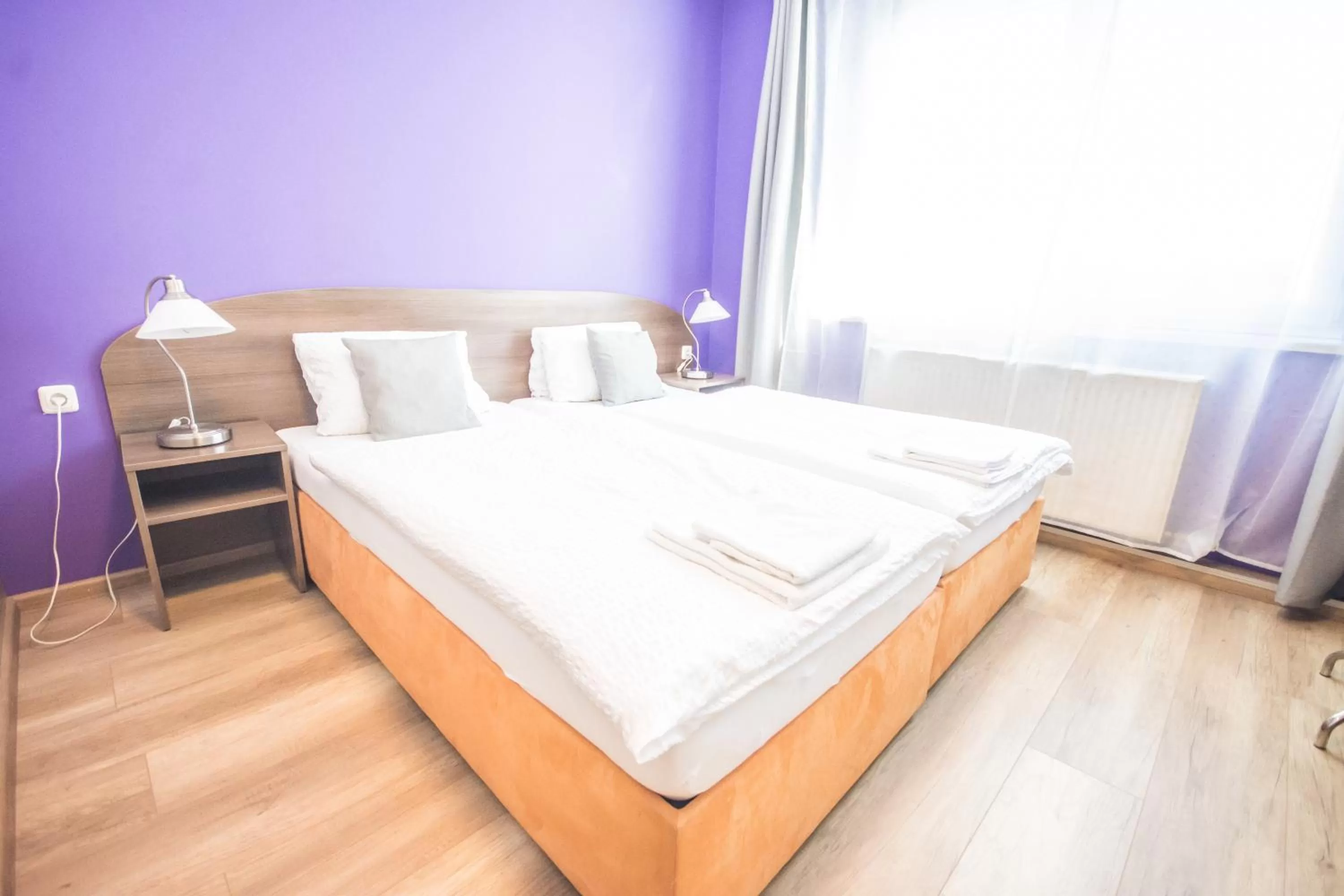 Bedroom, Bed in Hotel Turmfalke