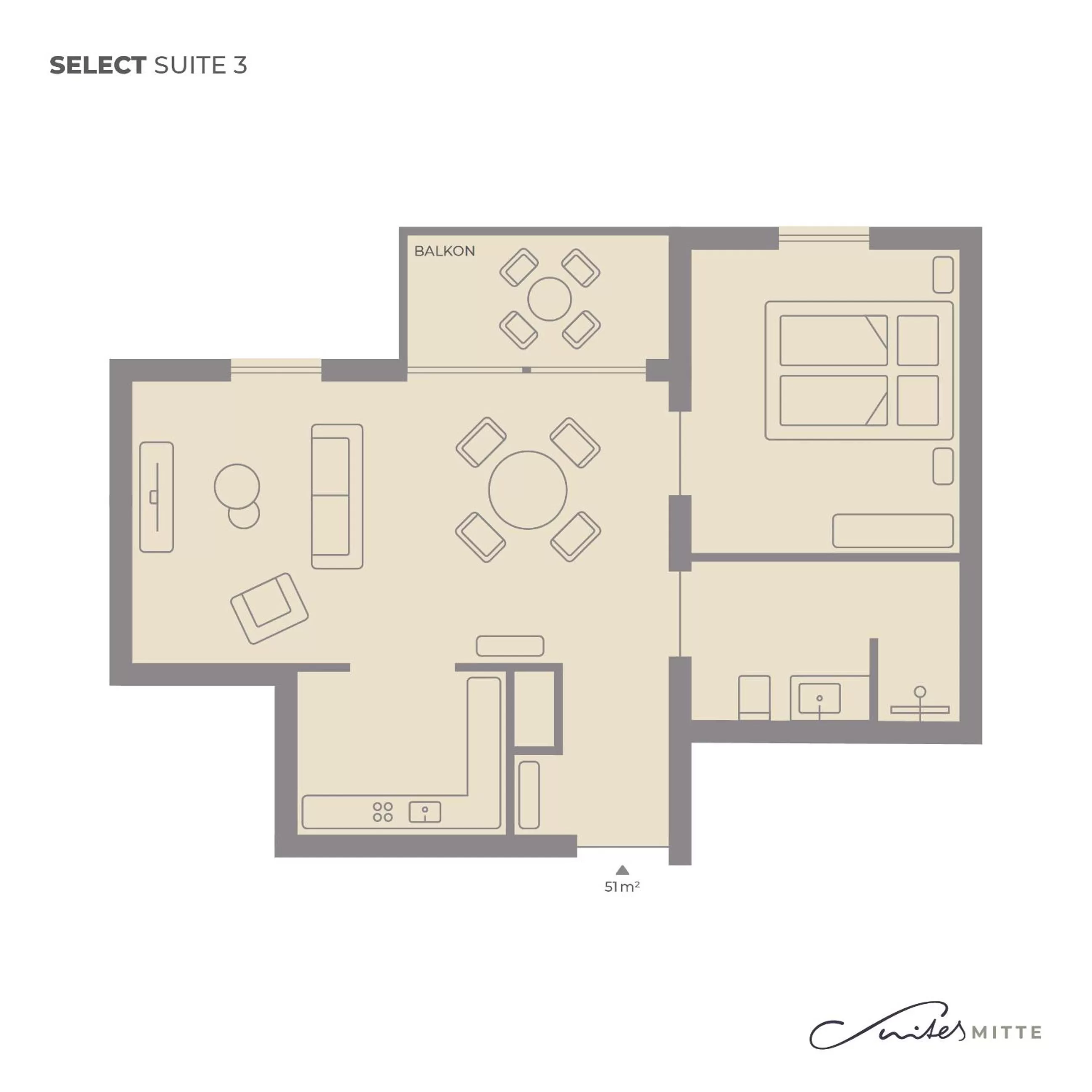 Shower in Suites MITTE - Aparthotel