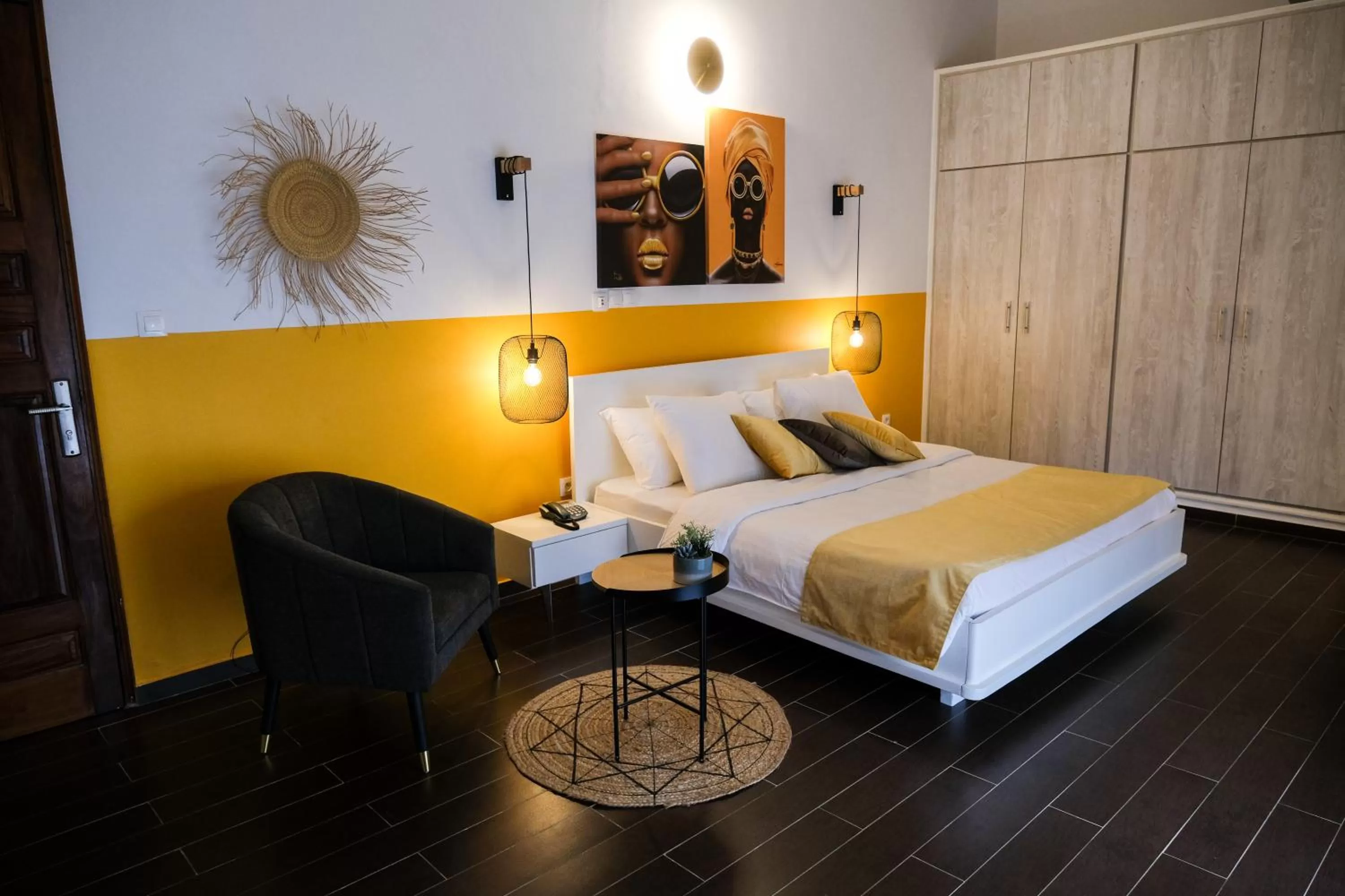 Bedroom, Bed in Villa Ayaba