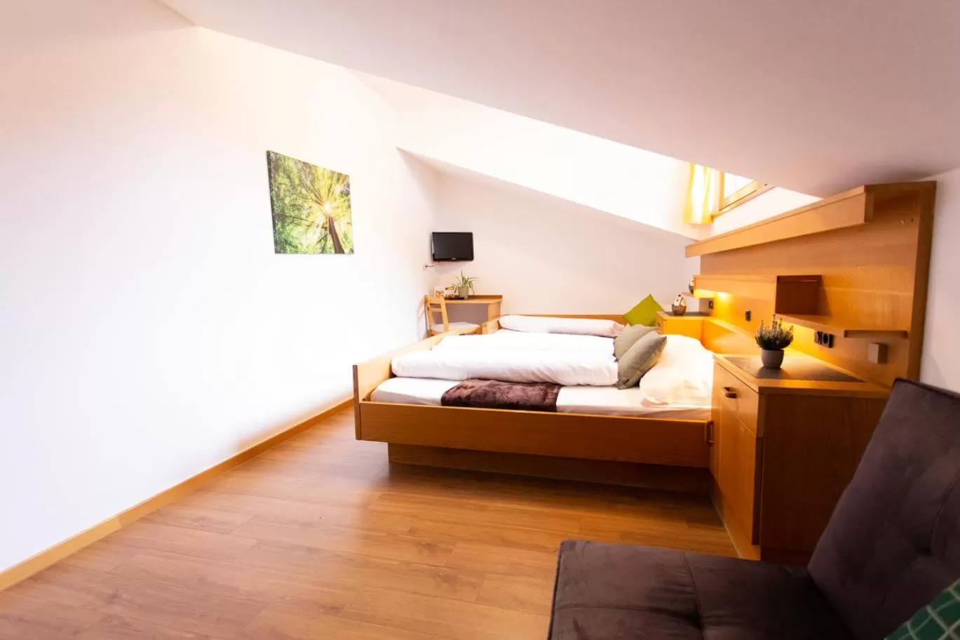 Bed in Almhotel Bergerhof