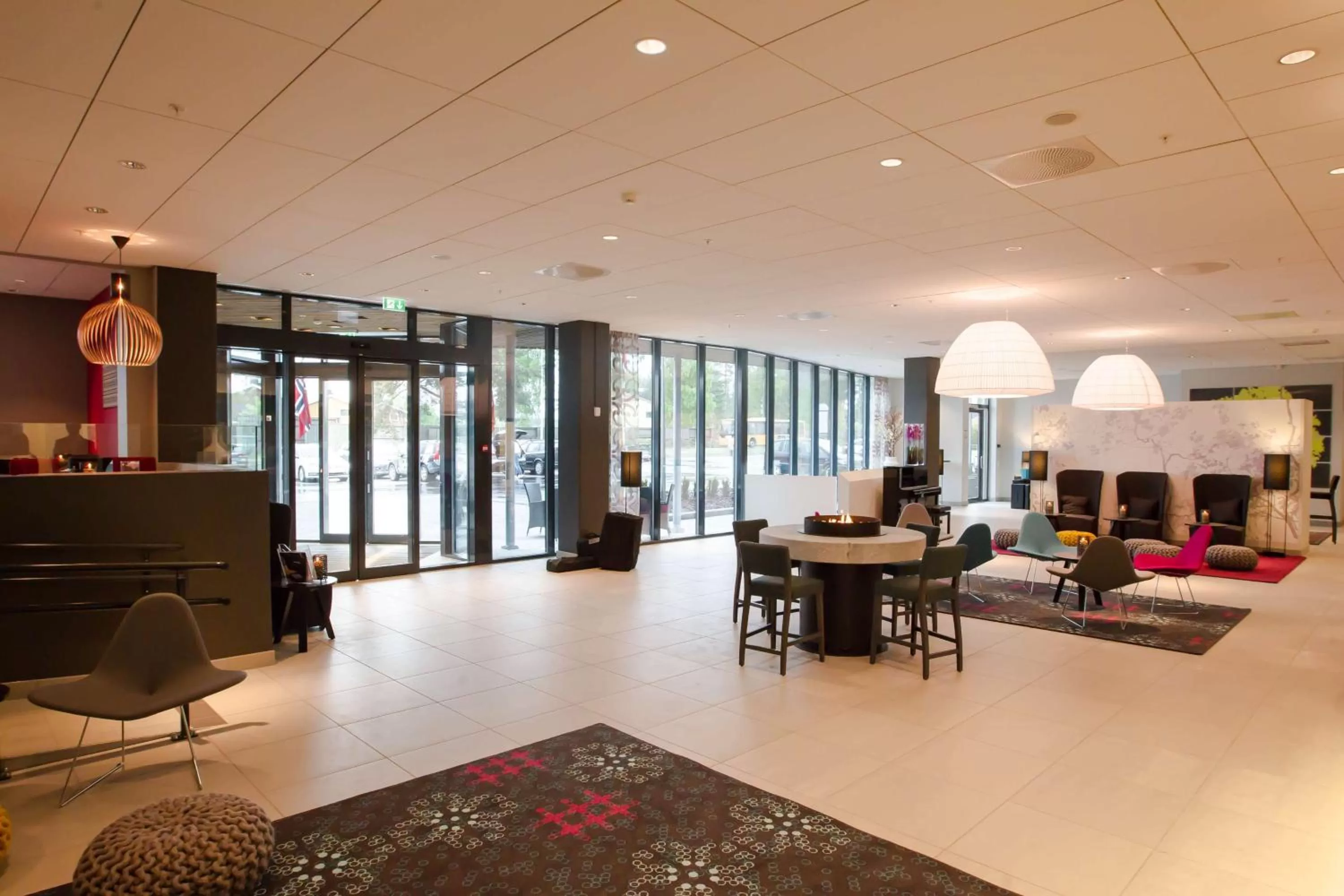 Lobby or reception in Thon Partner Elgstua Hotel