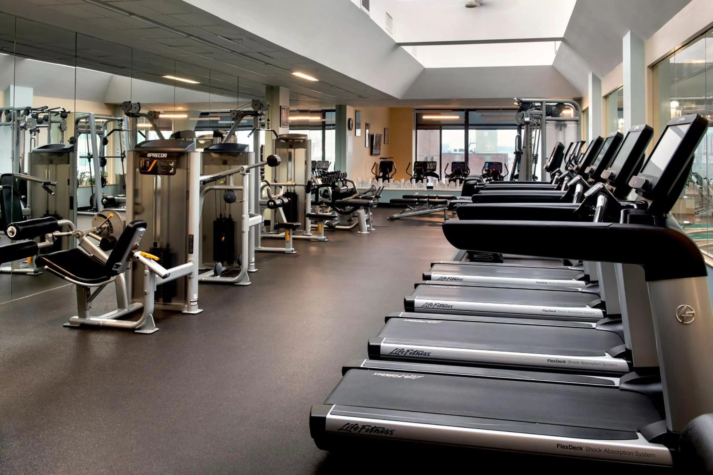 Fitness centre/facilities in Boston Marriott Copley Place