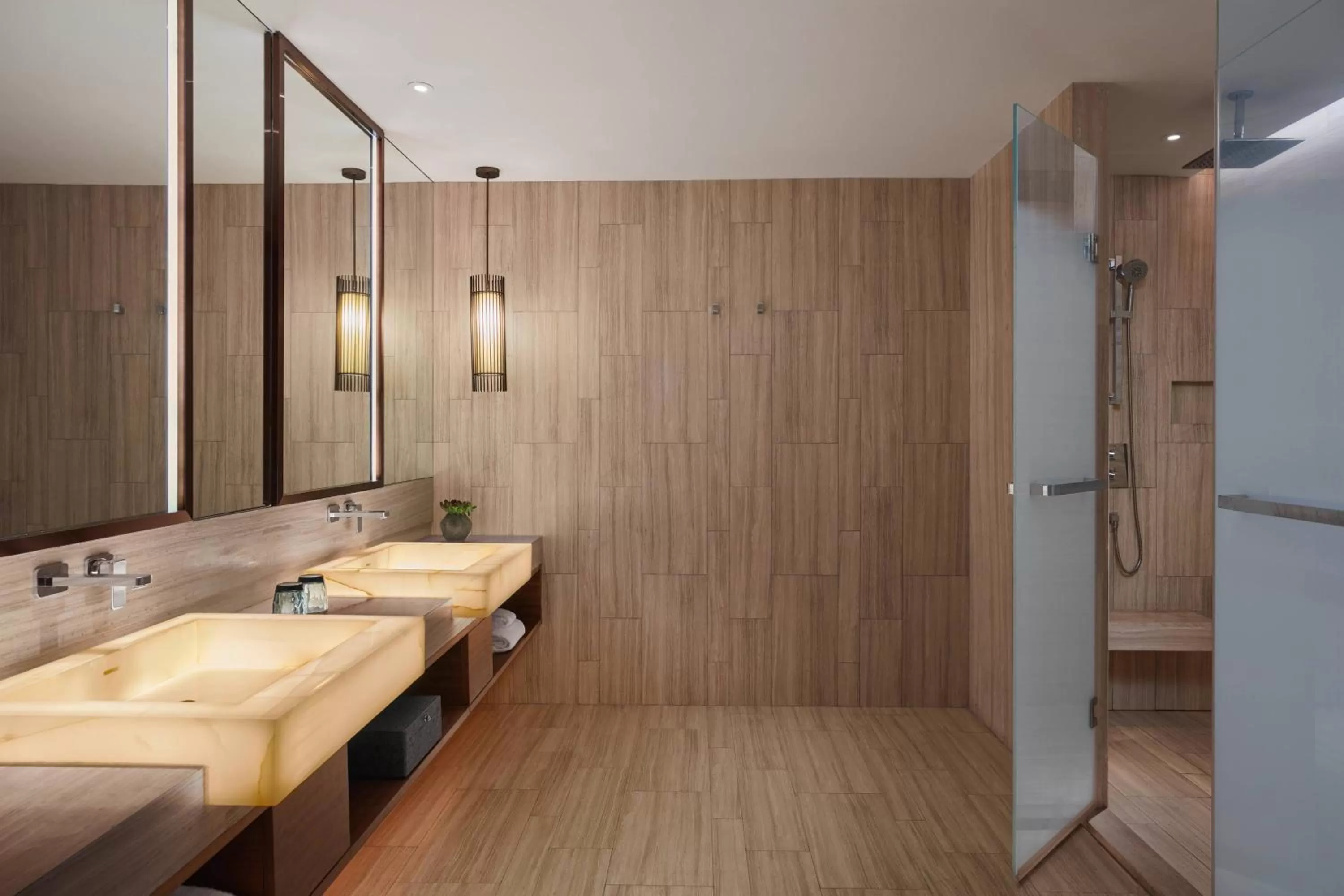 Bathroom in Beijing Marriott Hotel Changping