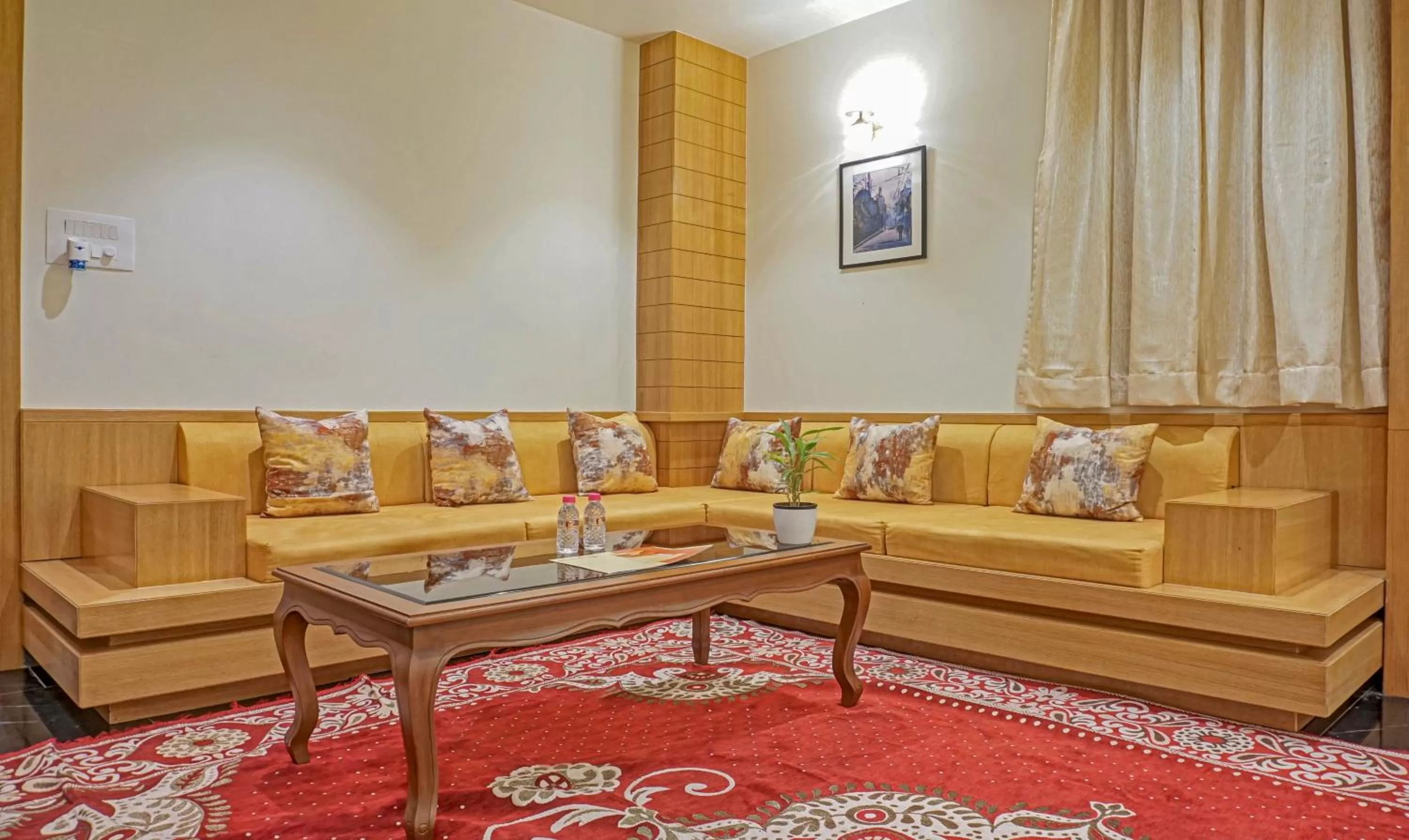 Seating area in Treebo The Utsav, Nashik