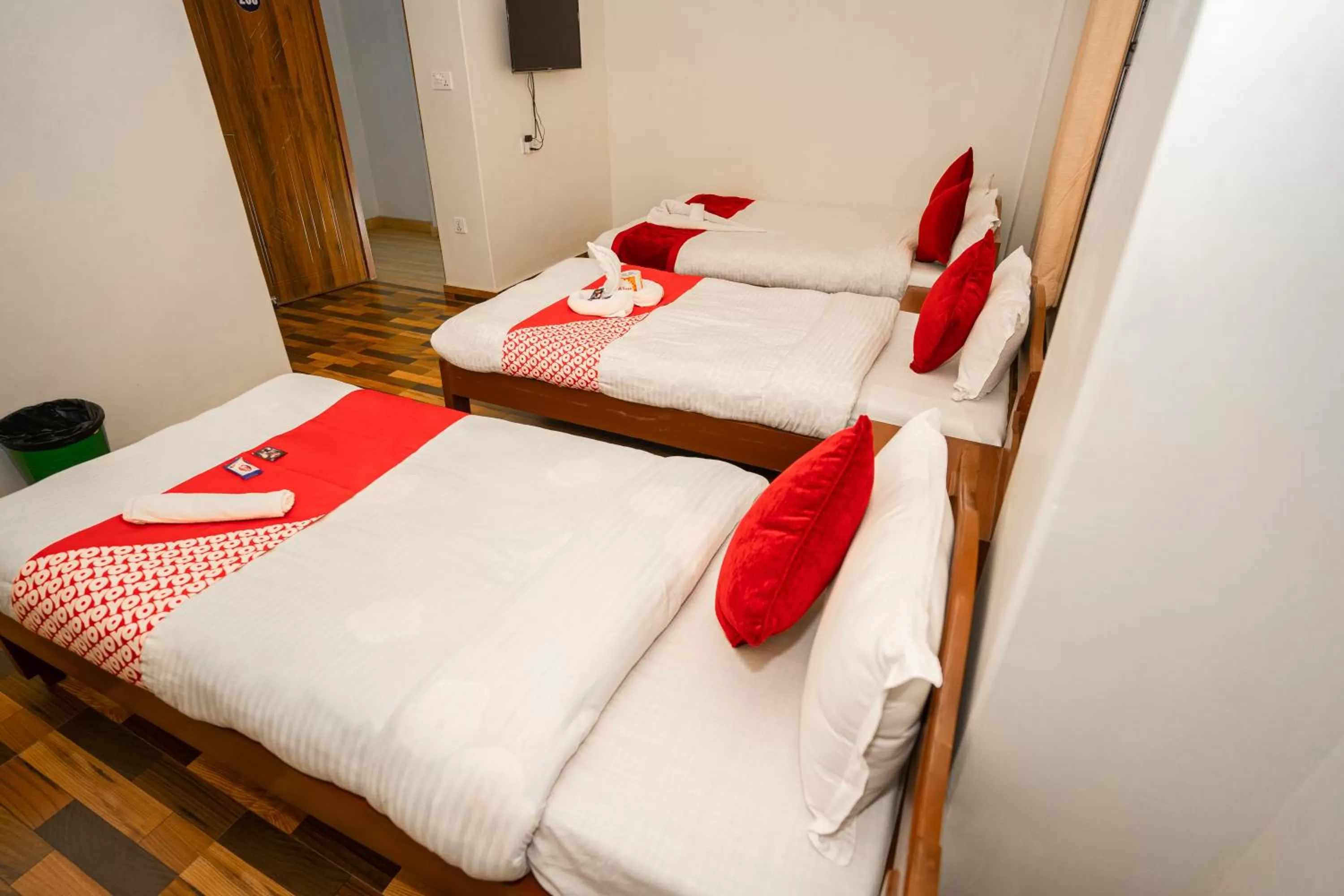 Photo of the whole room, Bed in Hotel Dela Mount Pokhara