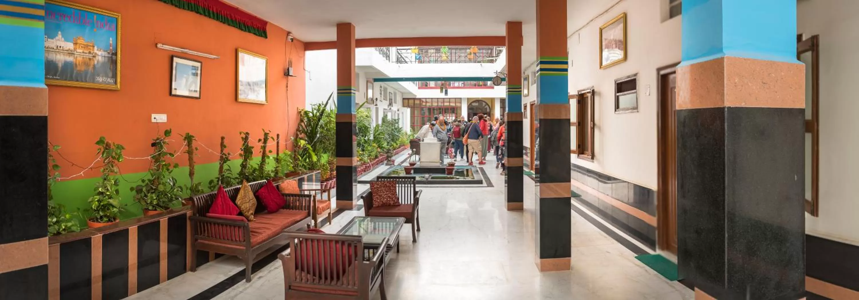 Garden view in Hotel Harmony