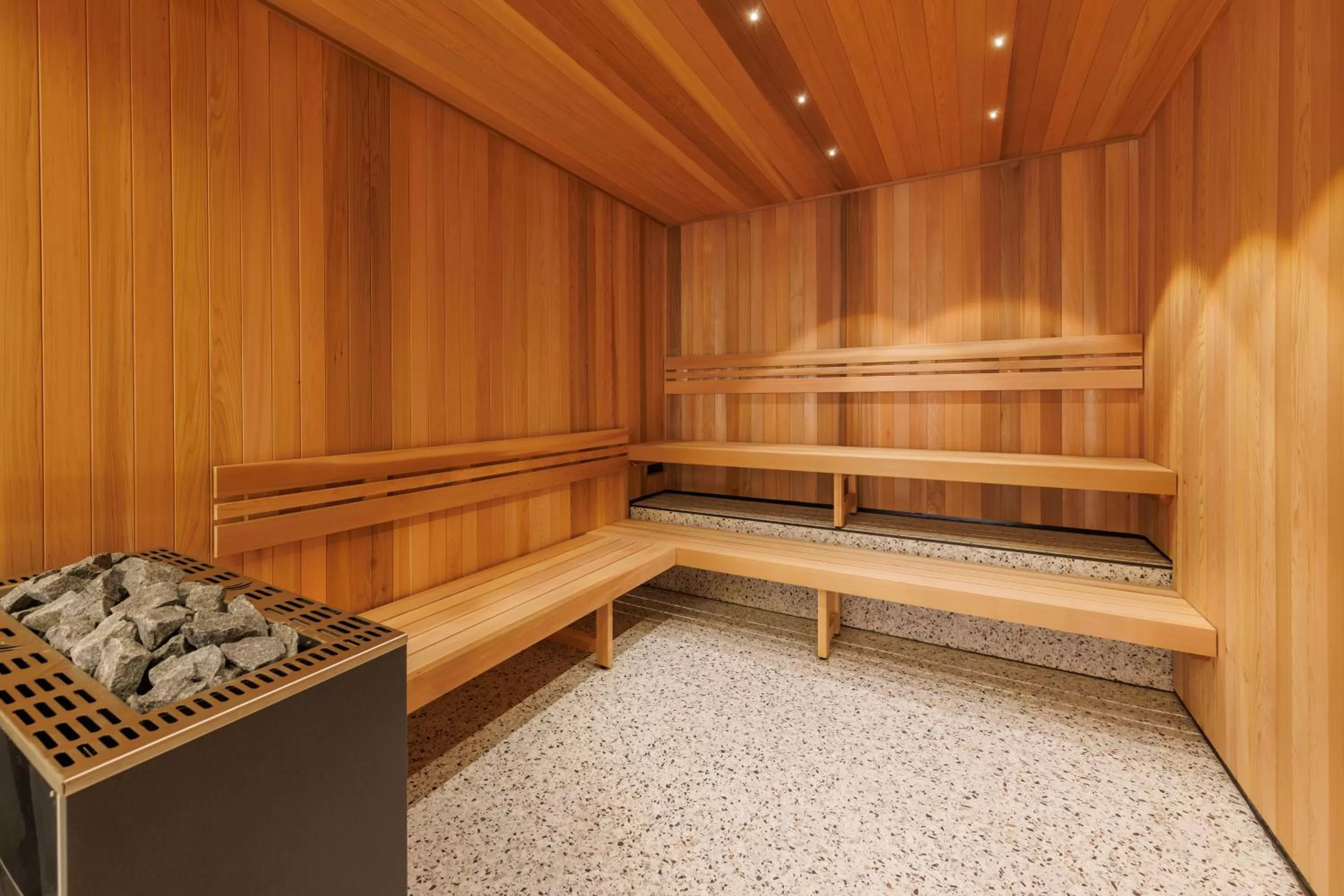 Sauna in Meriton Suites Melbourne