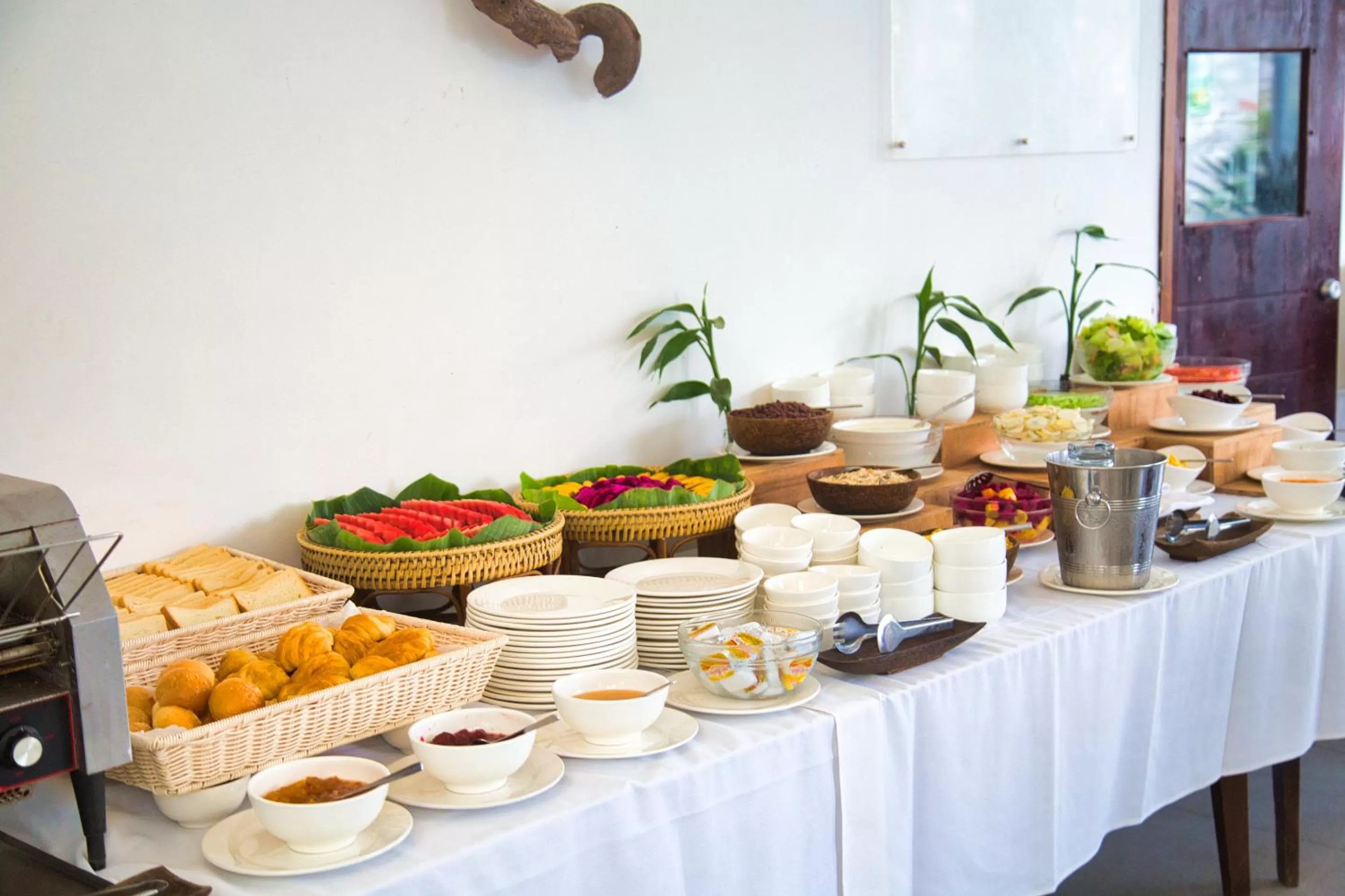 Buffet breakfast in Naiya Sea Resort