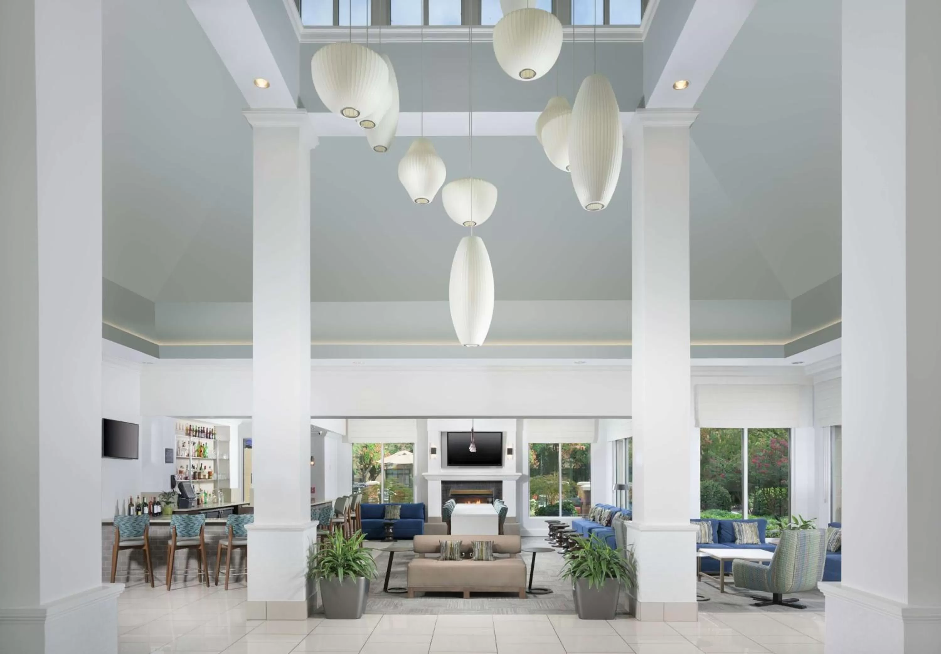 Lobby or reception in Hilton Garden Inn Chattanooga Downtown