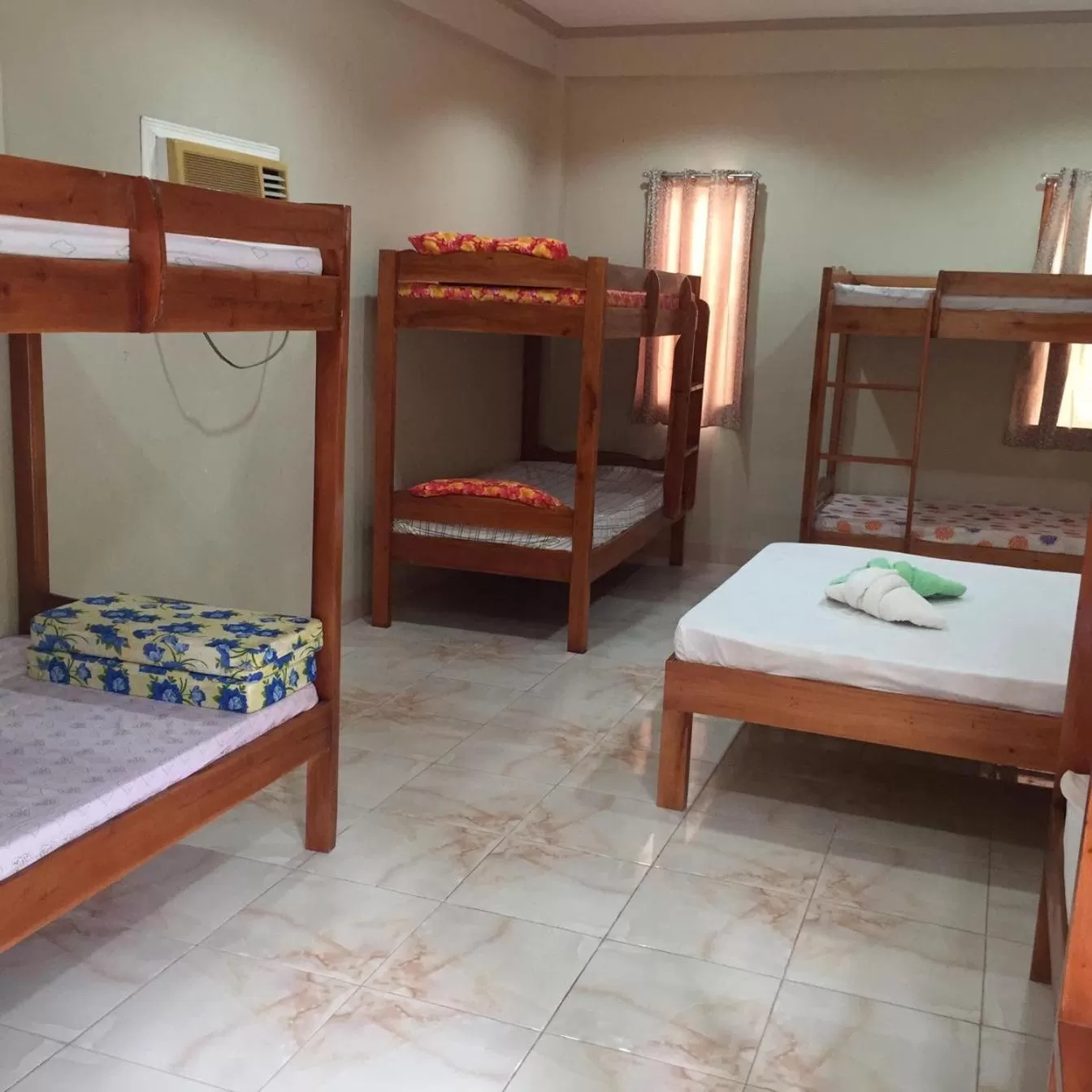 Bed in D's Oceanview Beach Resort