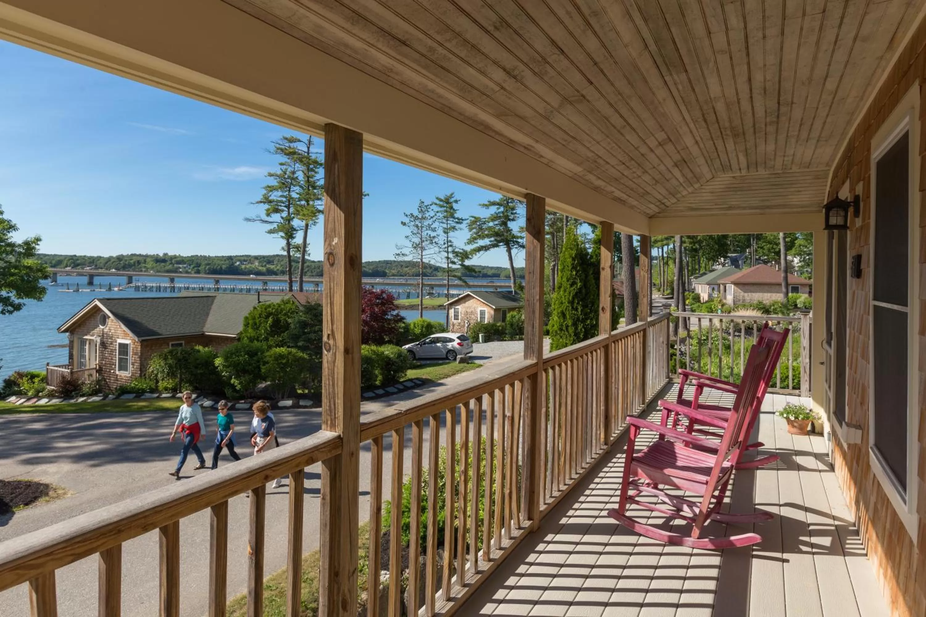 River view in Sheepscot Harbour Village Resort