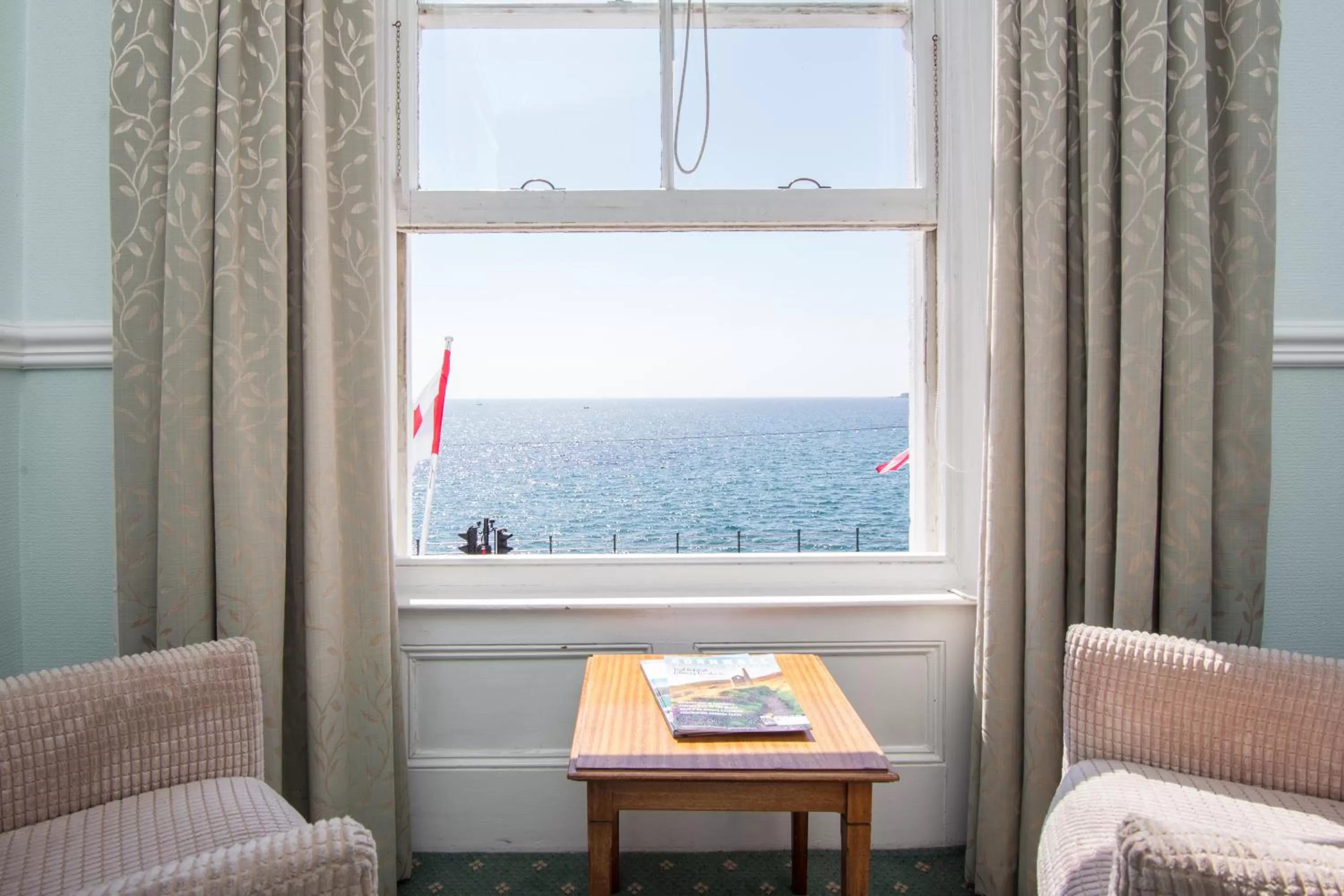 Sea view in The Queens Hotel