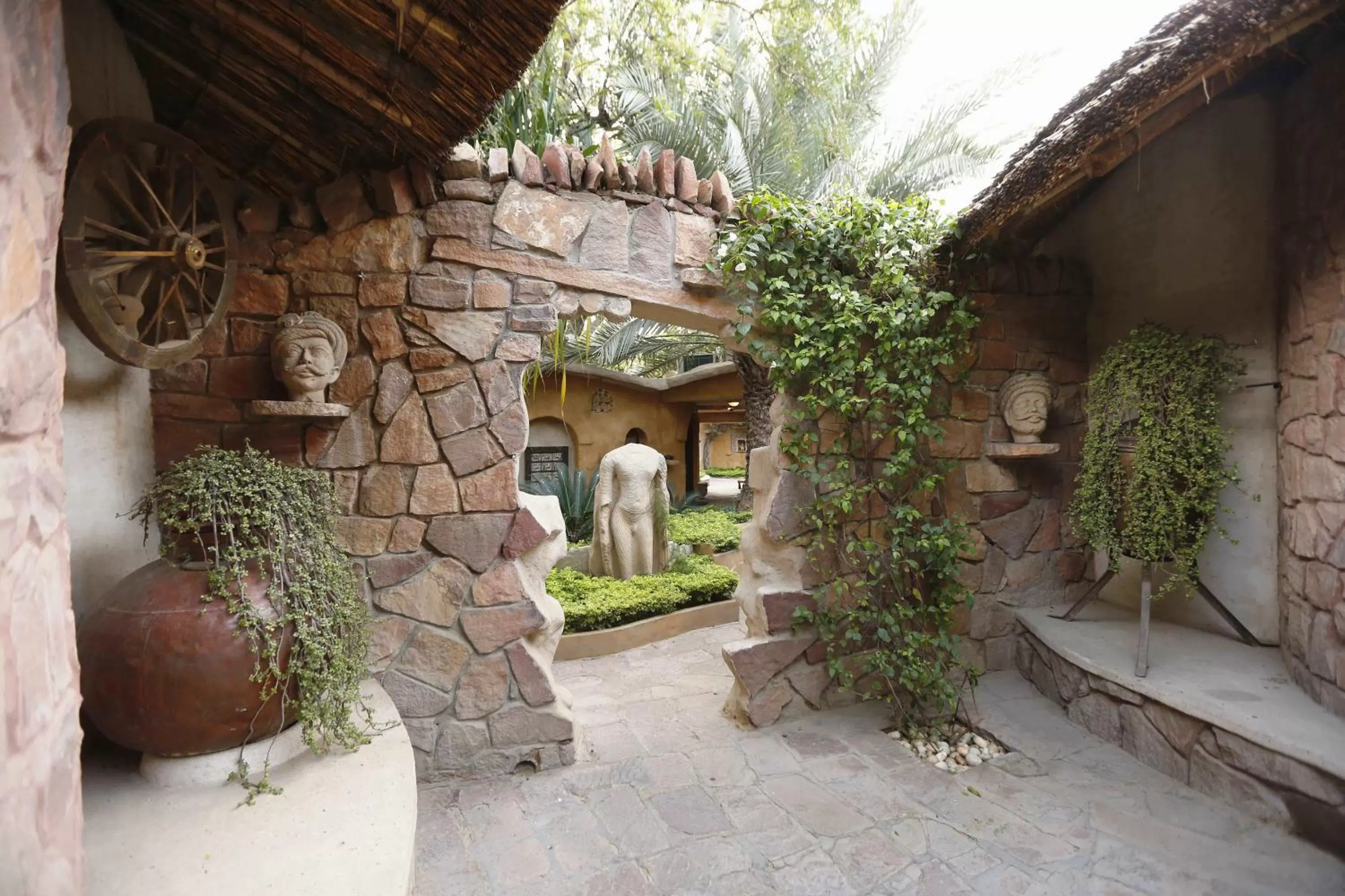 Decorative detail in Ajit Bhawan - A Palace Resort