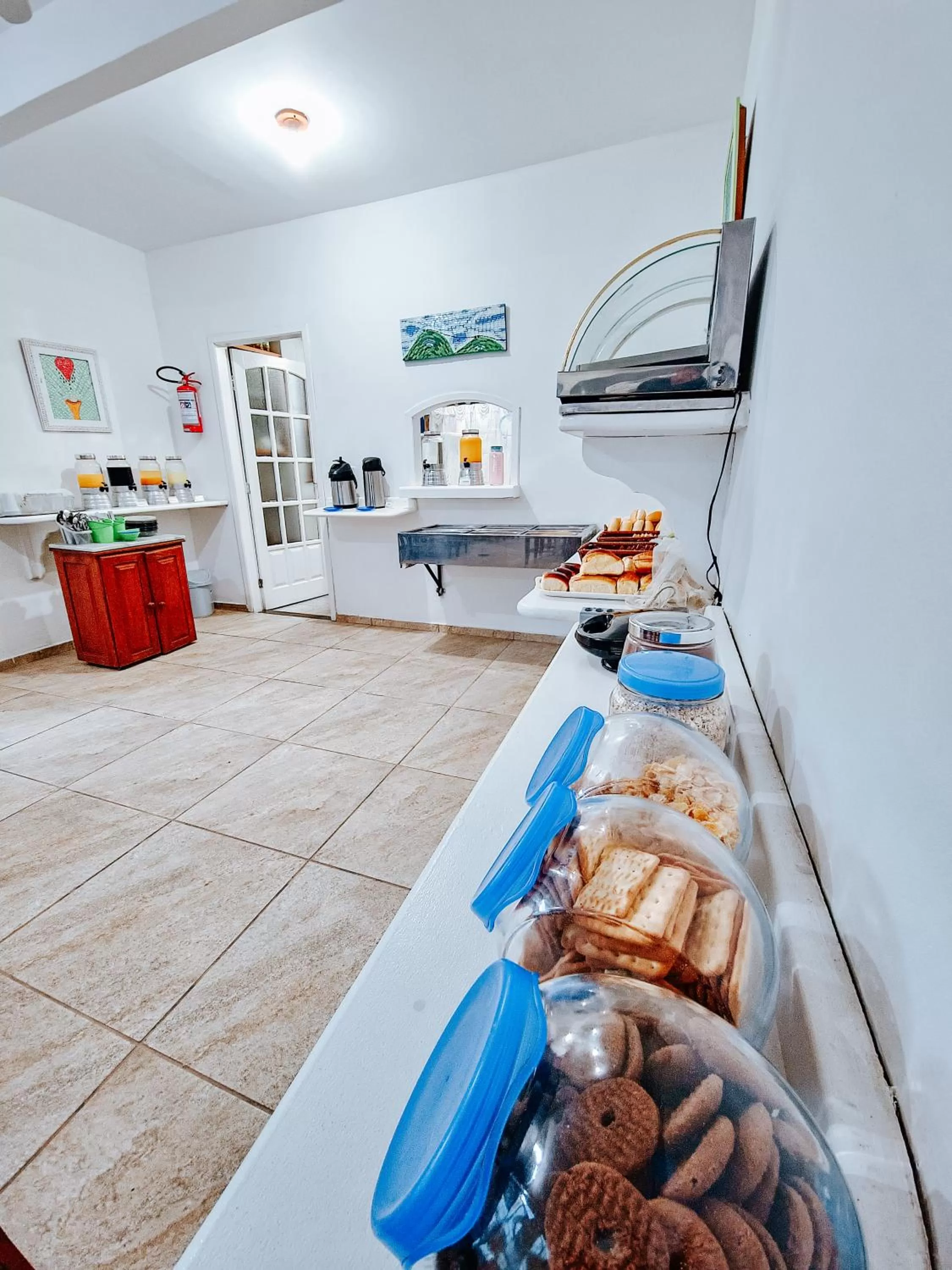 Dining area in Pousada Água Marinha