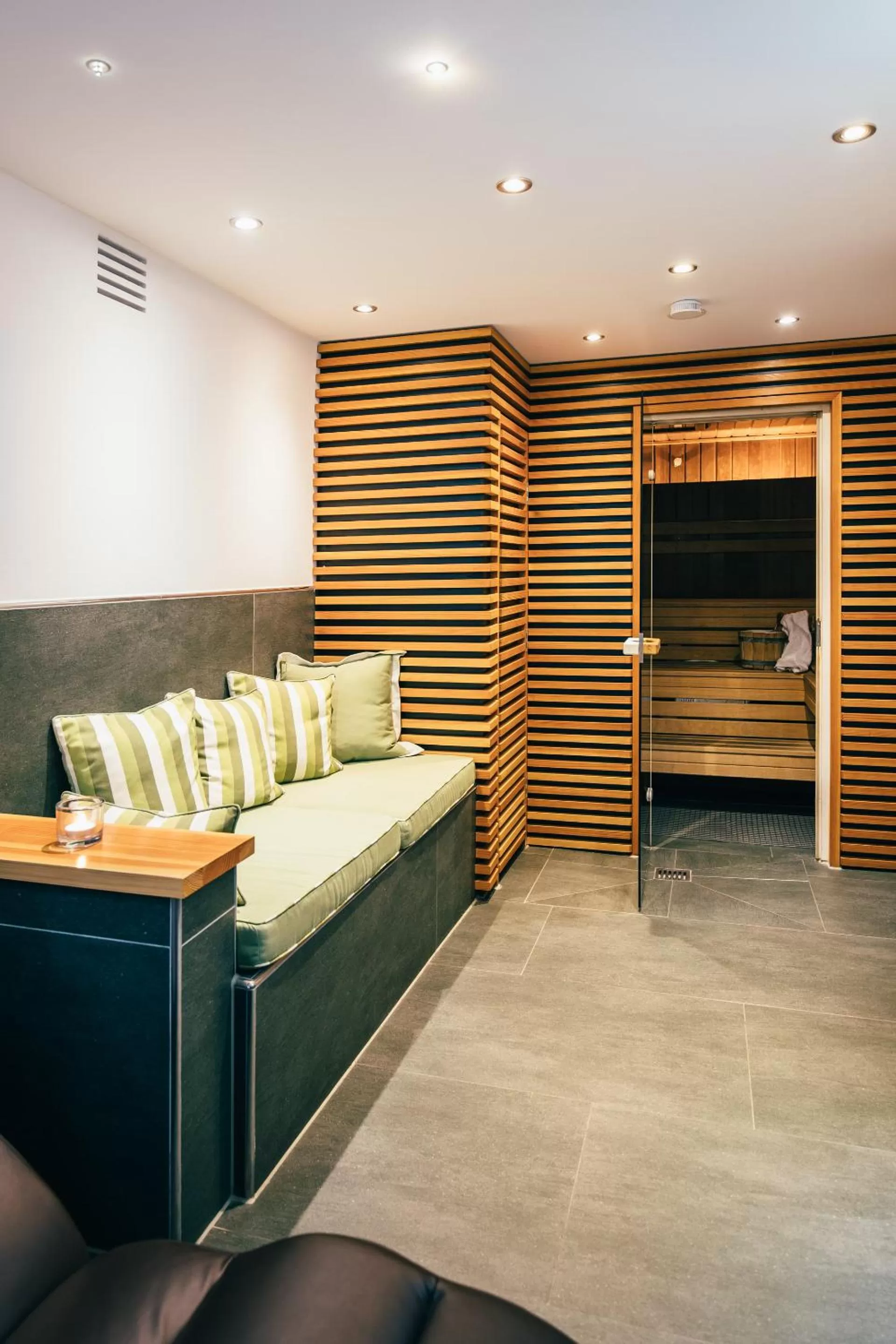 Sauna, Bed in Boutique-Hotel Bayerischer Hof
