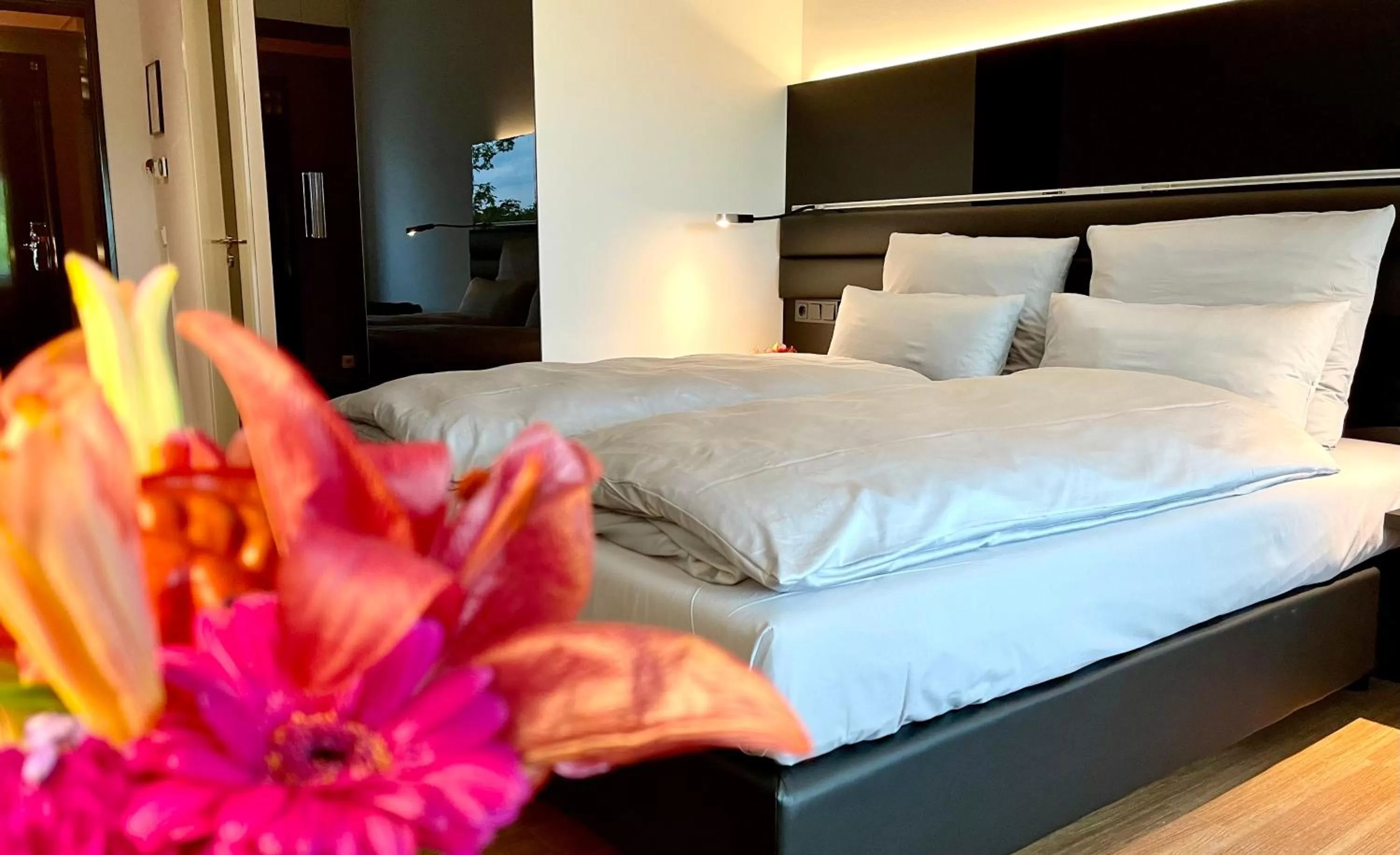 Photo of the whole room, Bed in The Bridgge Grand Boutique Hotel