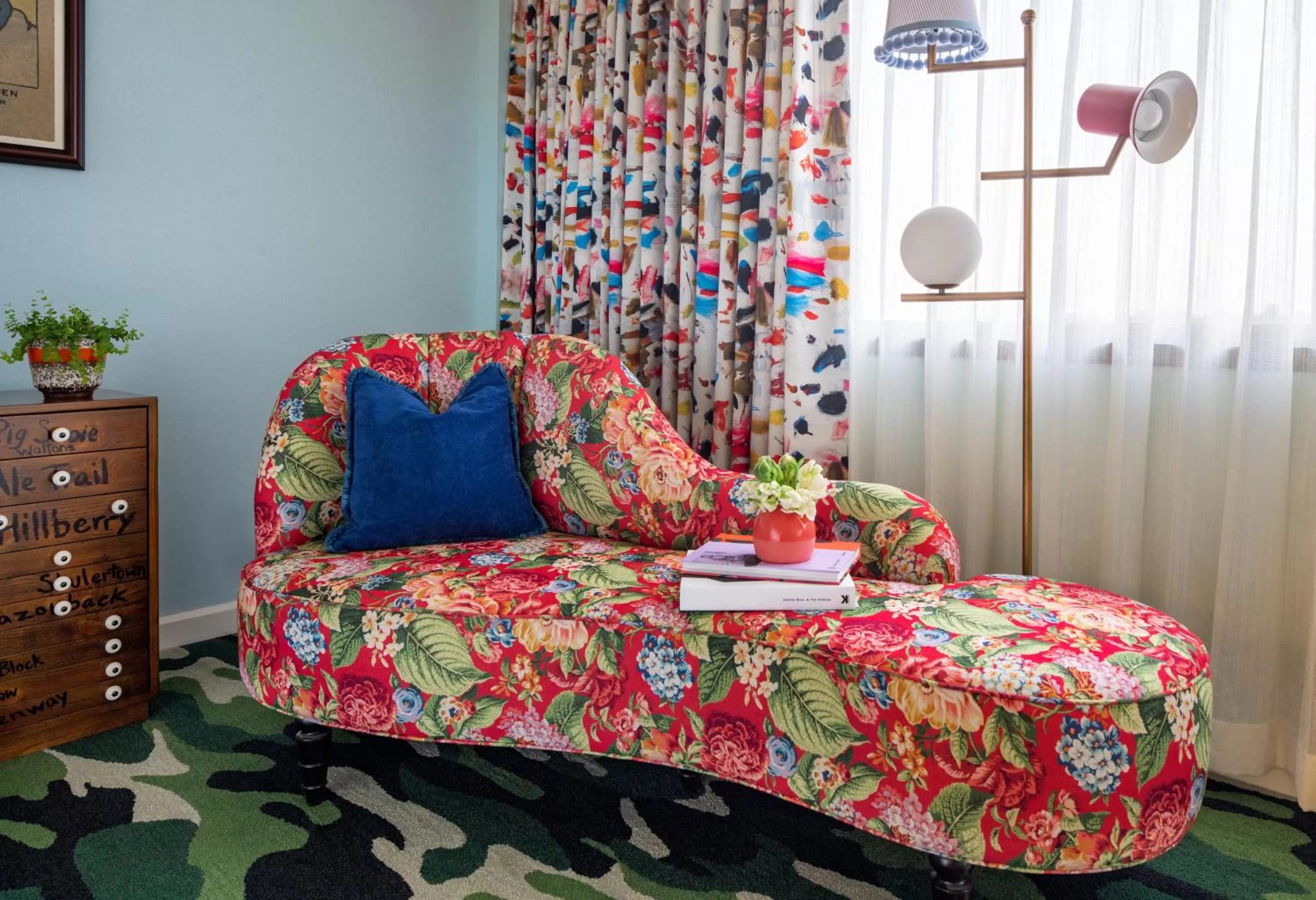 Seating area, Bed in Graduate by Hilton Fayetteville, AR