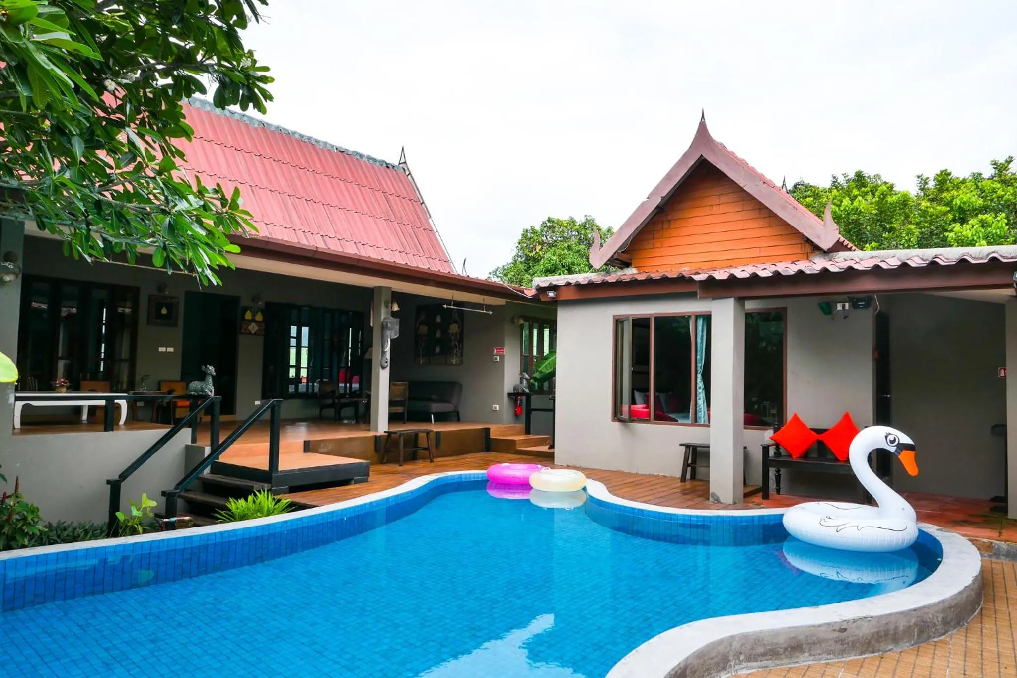 Pool view in Flora Ville-SHA PLUS