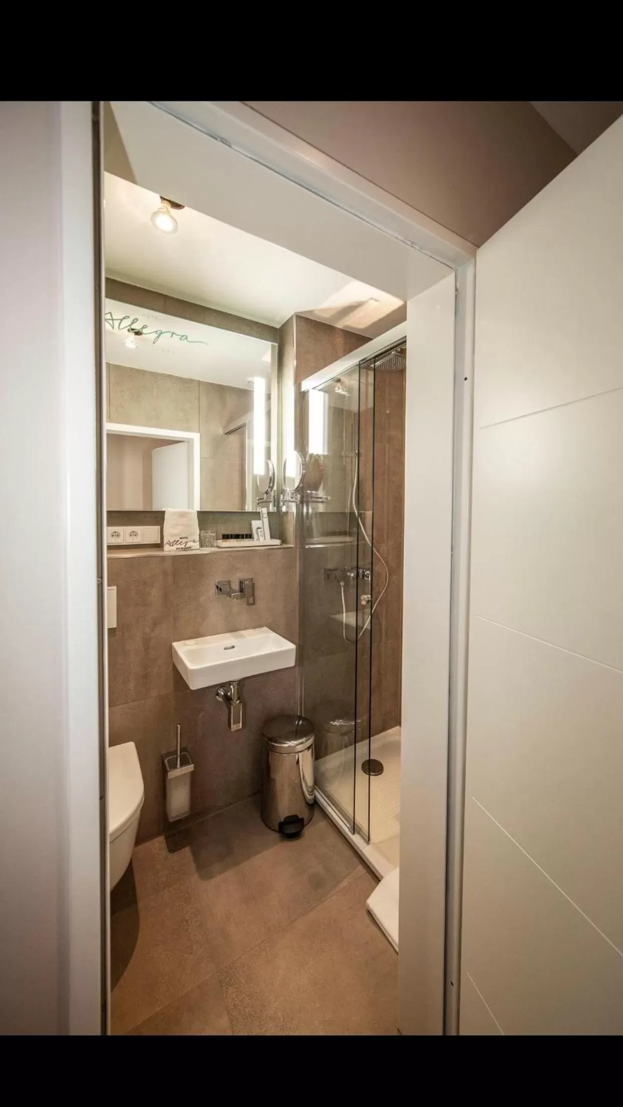 Toilet in Hotel Allegra