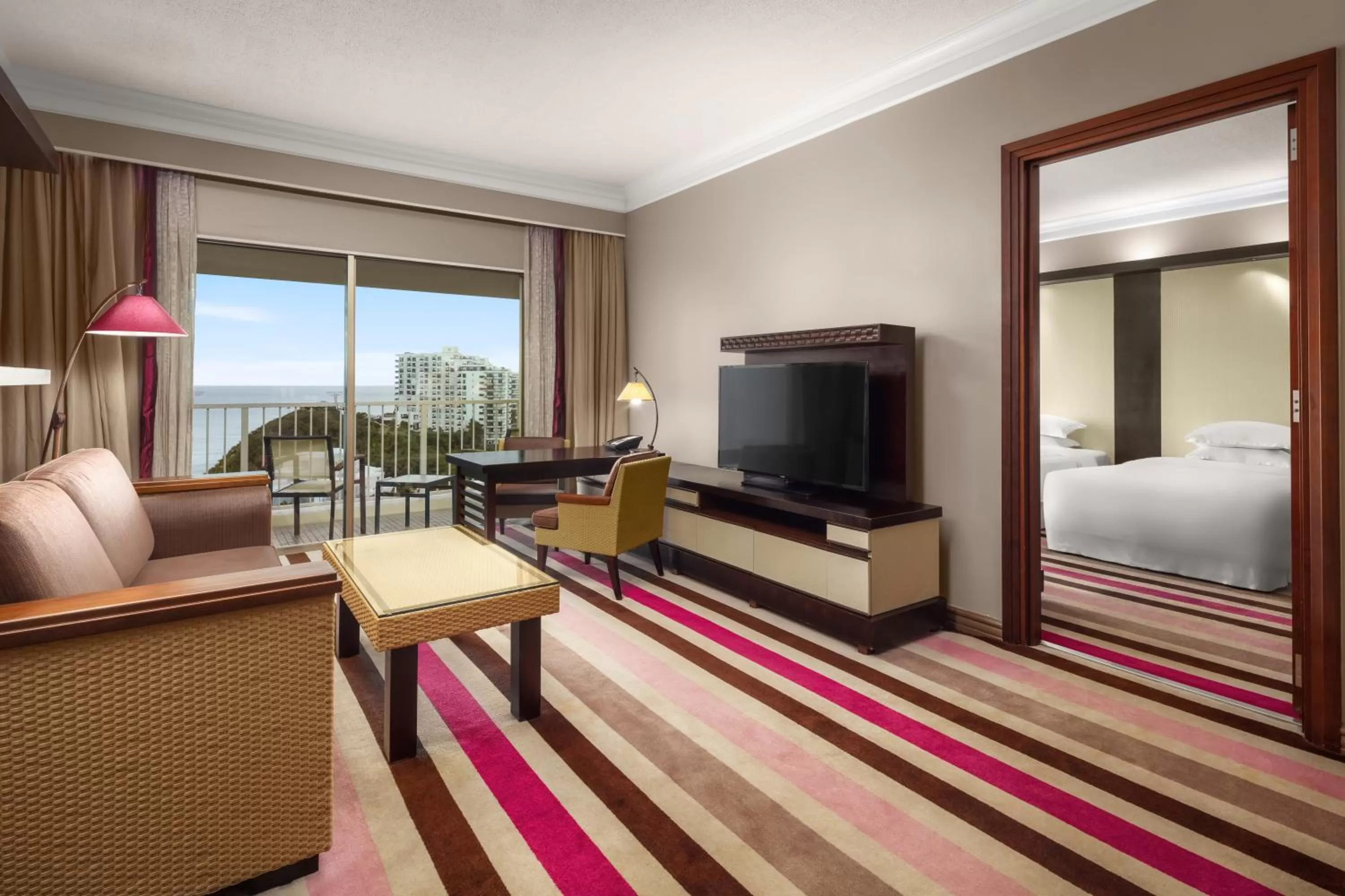 Bed in RIHGA Royal Laguna Guam Resort