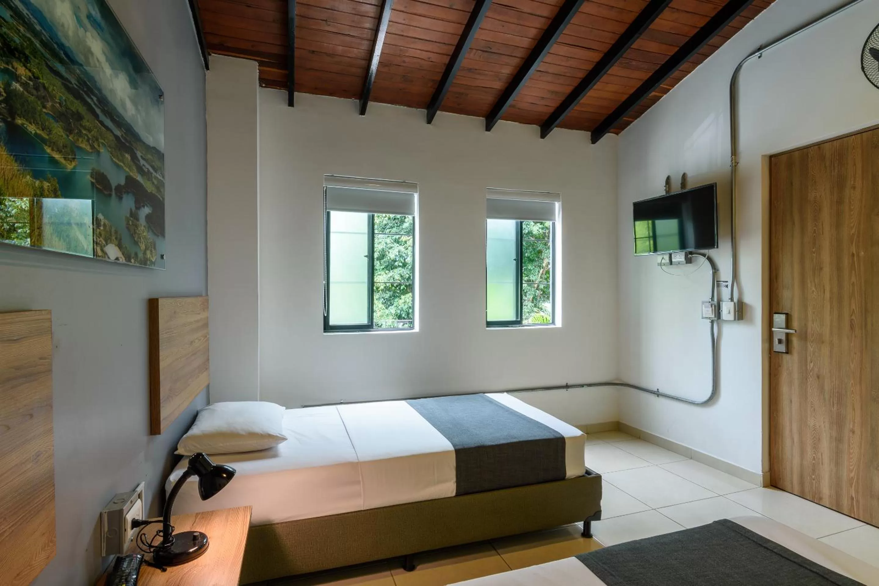 Bedroom, Bed in Med la palma