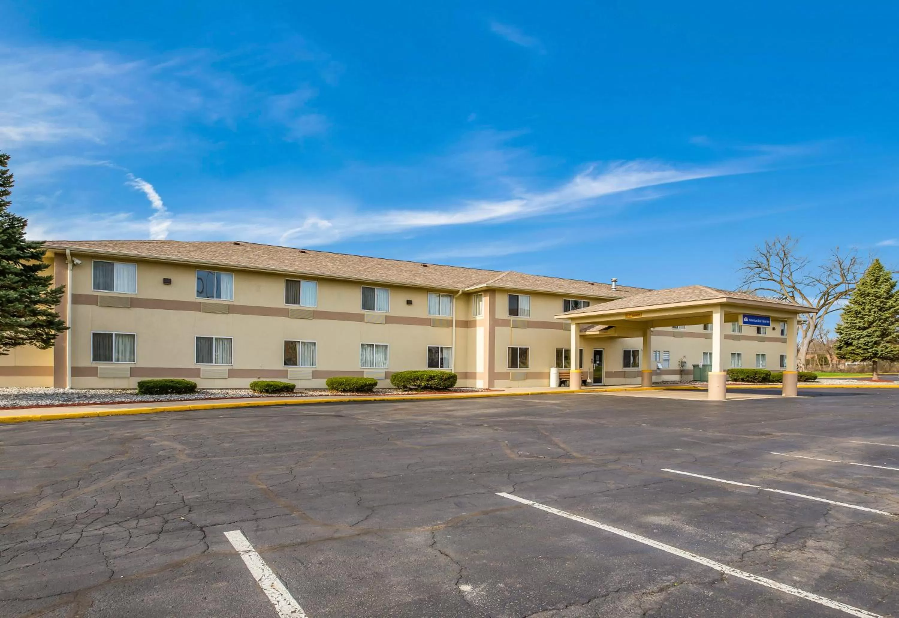 Property building in Americas Best Value Inn Charlotte