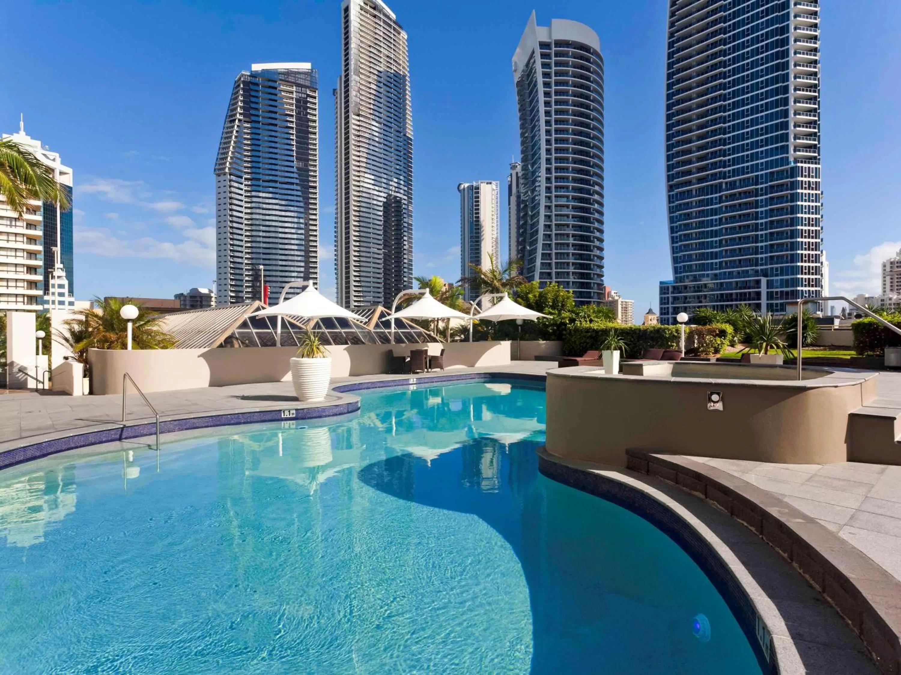 On site in Novotel Surfers Paradise