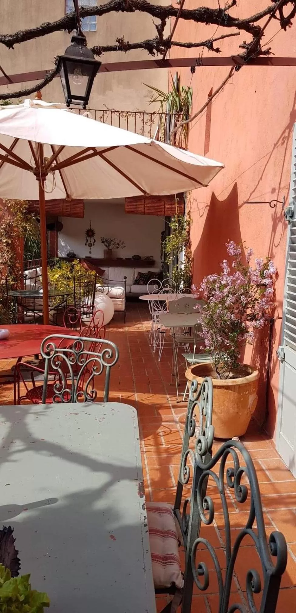 Balcony/Terrace in Le Belvédère - Chambres d'hôtes de charme et Restaurant