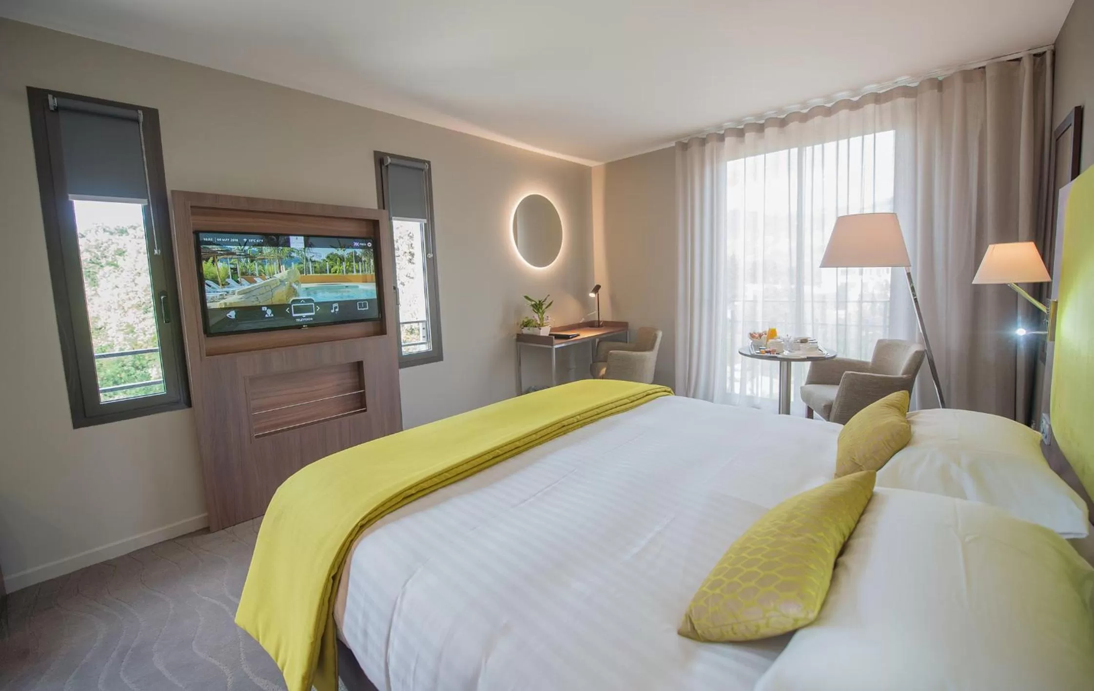 Bed in Hotel Lou Castelet