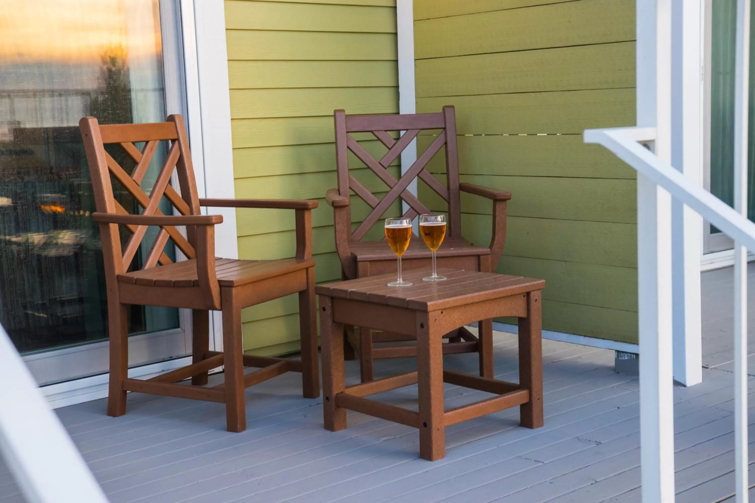 Balcony/Terrace in Inn of the Four Winds Seaside Oceanfront