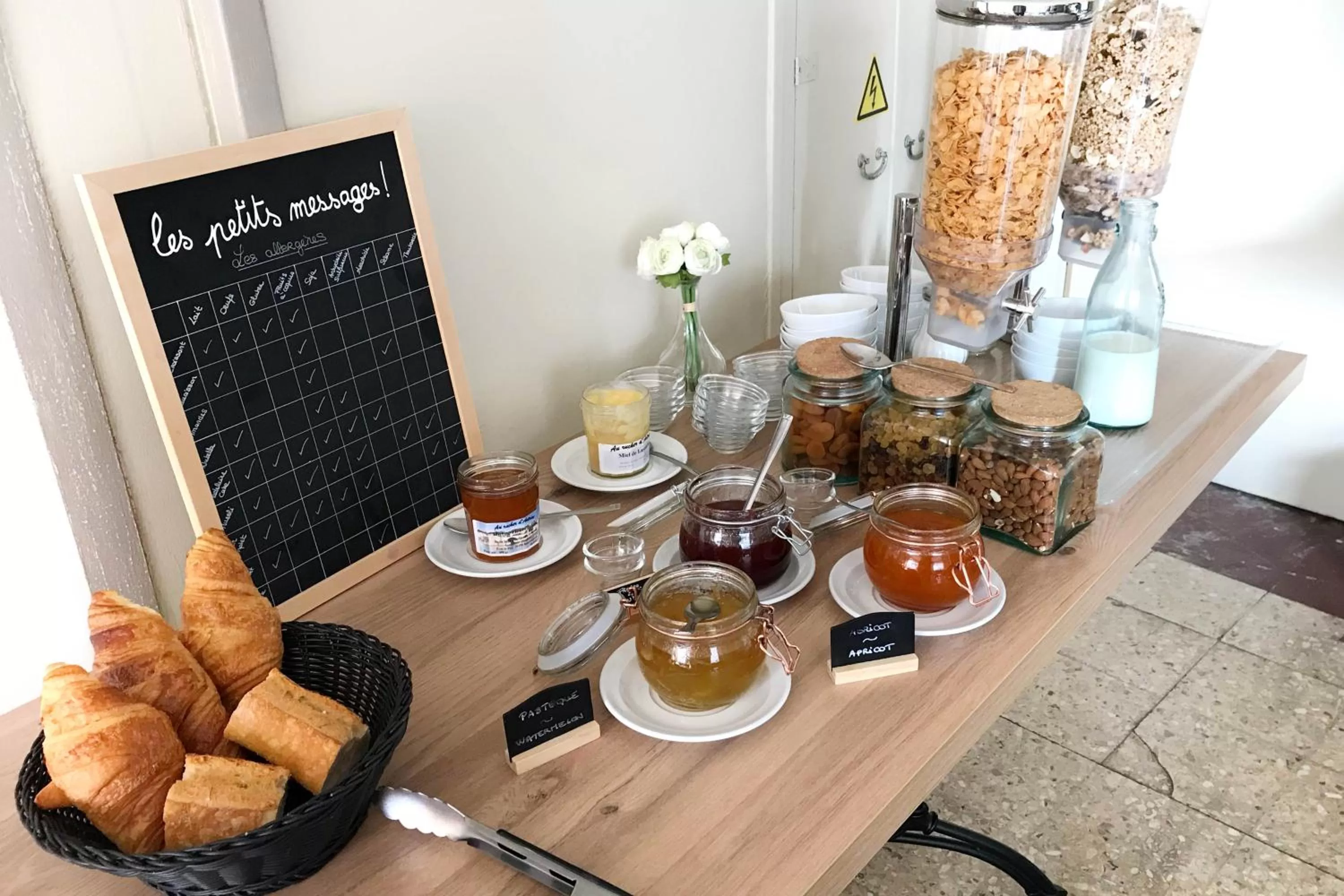 Food close-up in Hotel Le Magnan