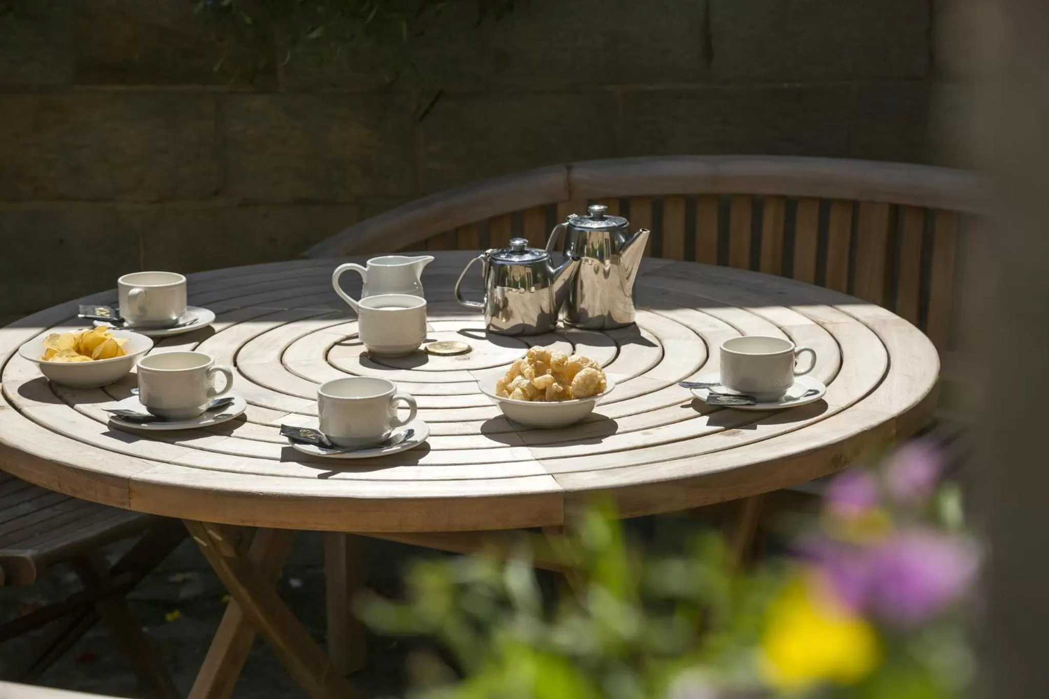 Patio in Bagdale Hall