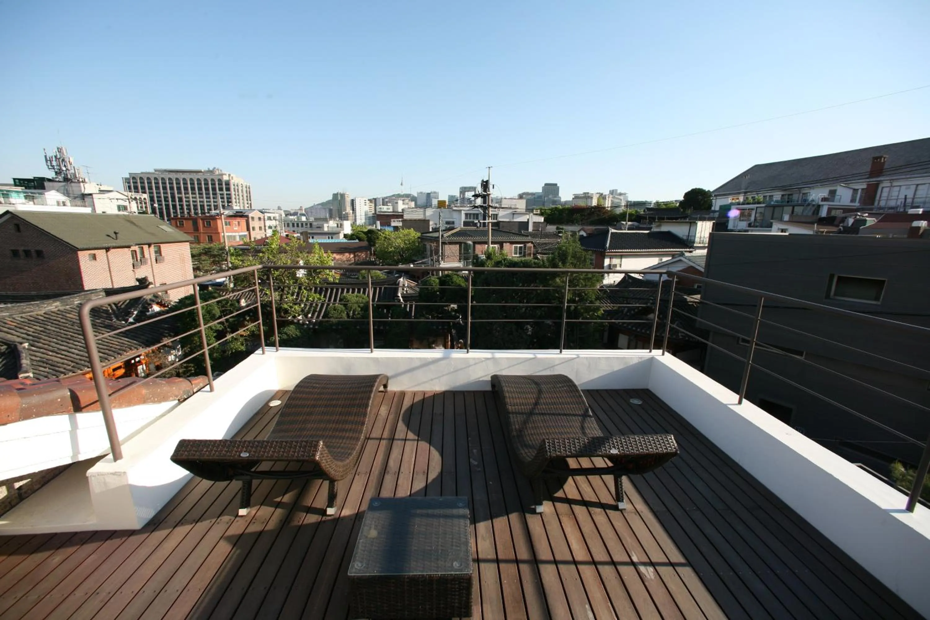 Balcony/Terrace in Bonum 1957 Hanok and Boutique