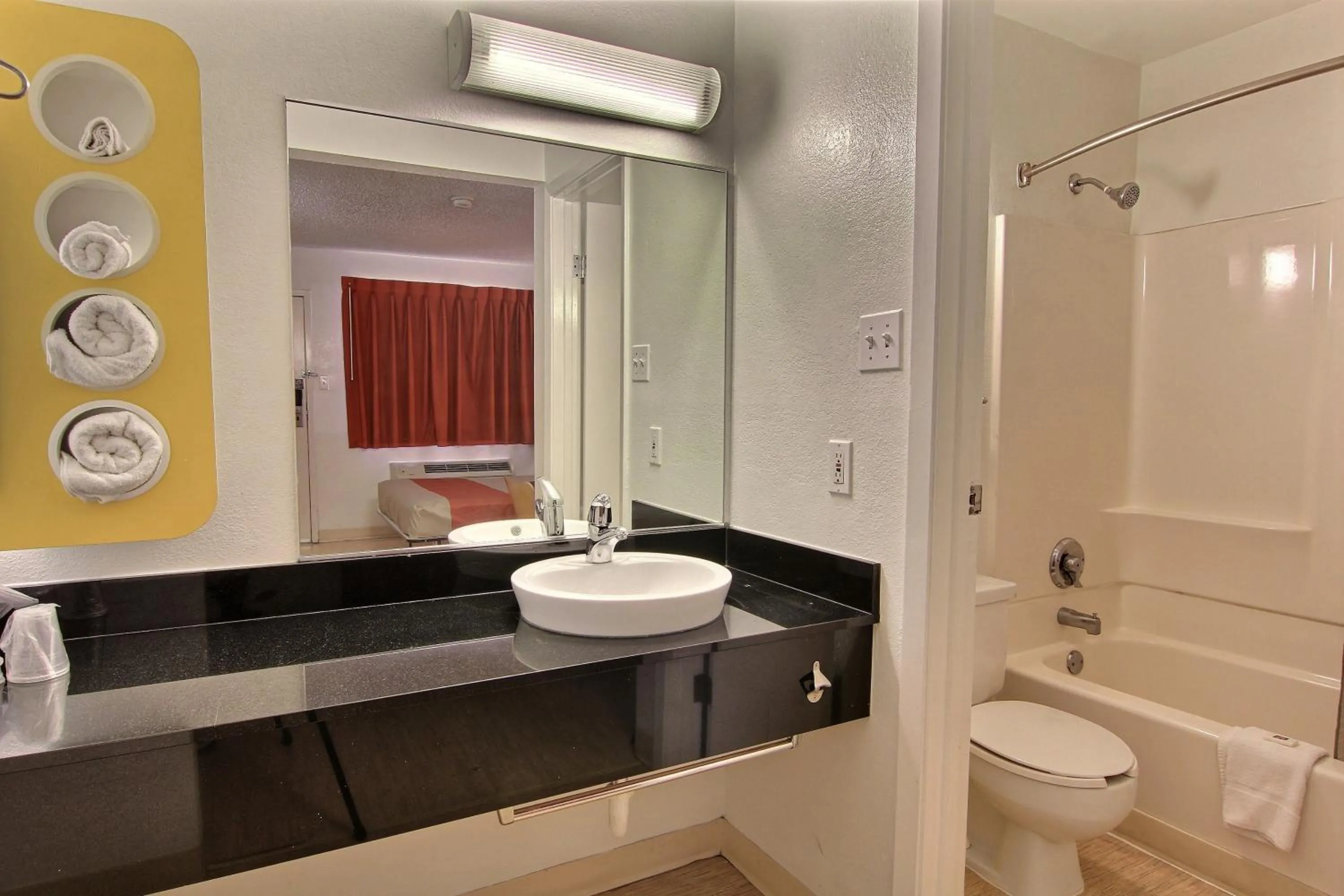 Bathroom in Motel 6-Austin, TX