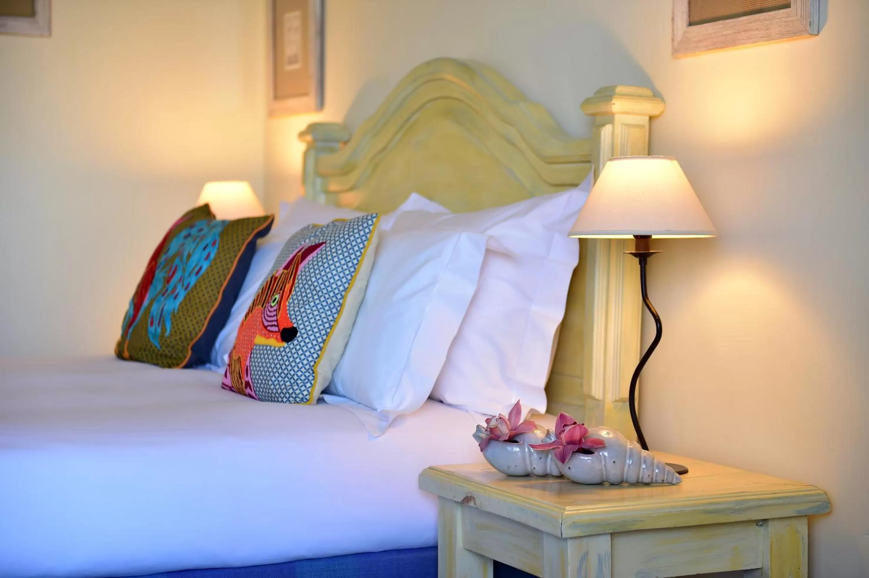 Decorative detail, Bed in Pousada da Ria