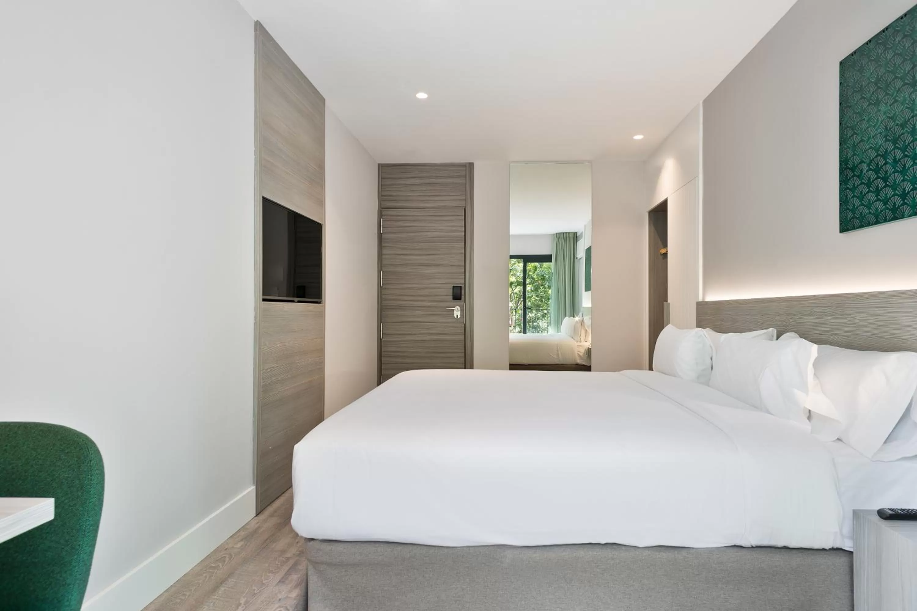 Bedroom, Bed in Niu Barcelona Hotel