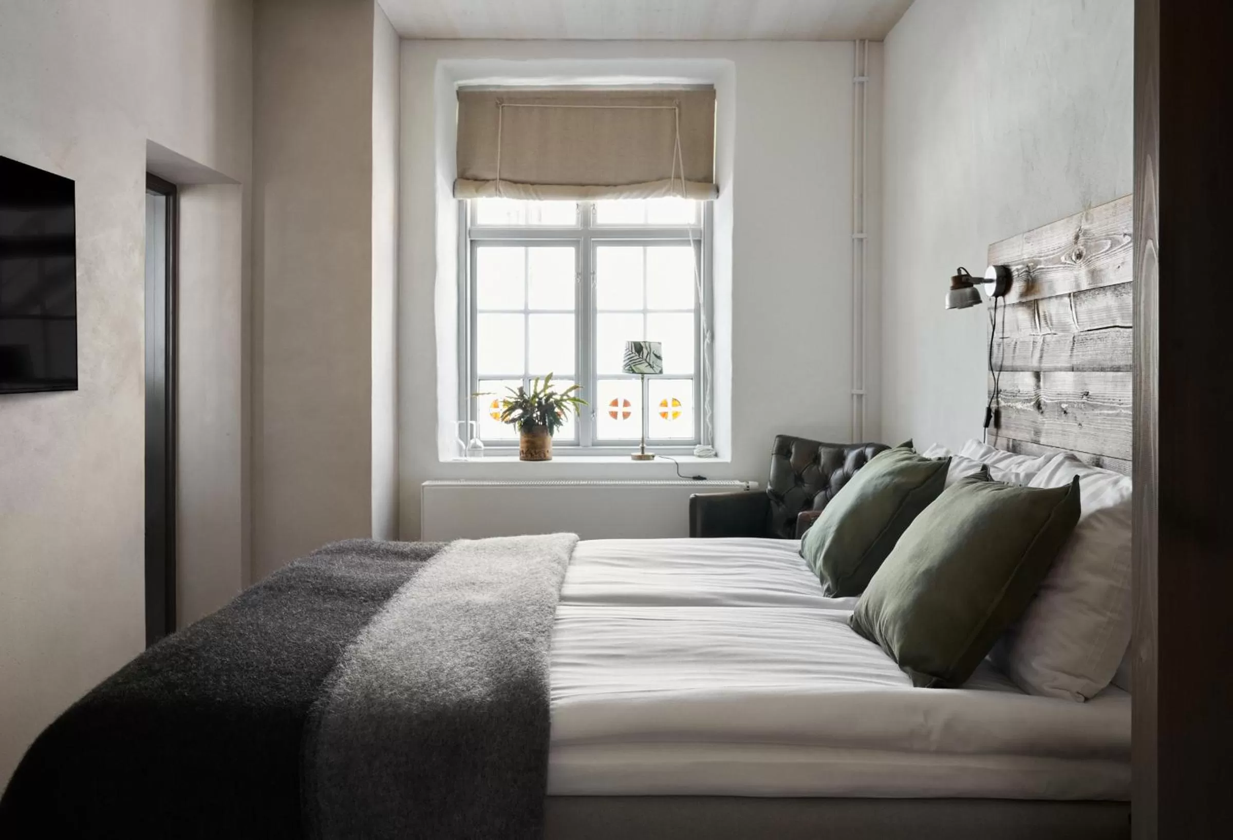 Bedroom, Bed in Hotel Helgeand Wisby