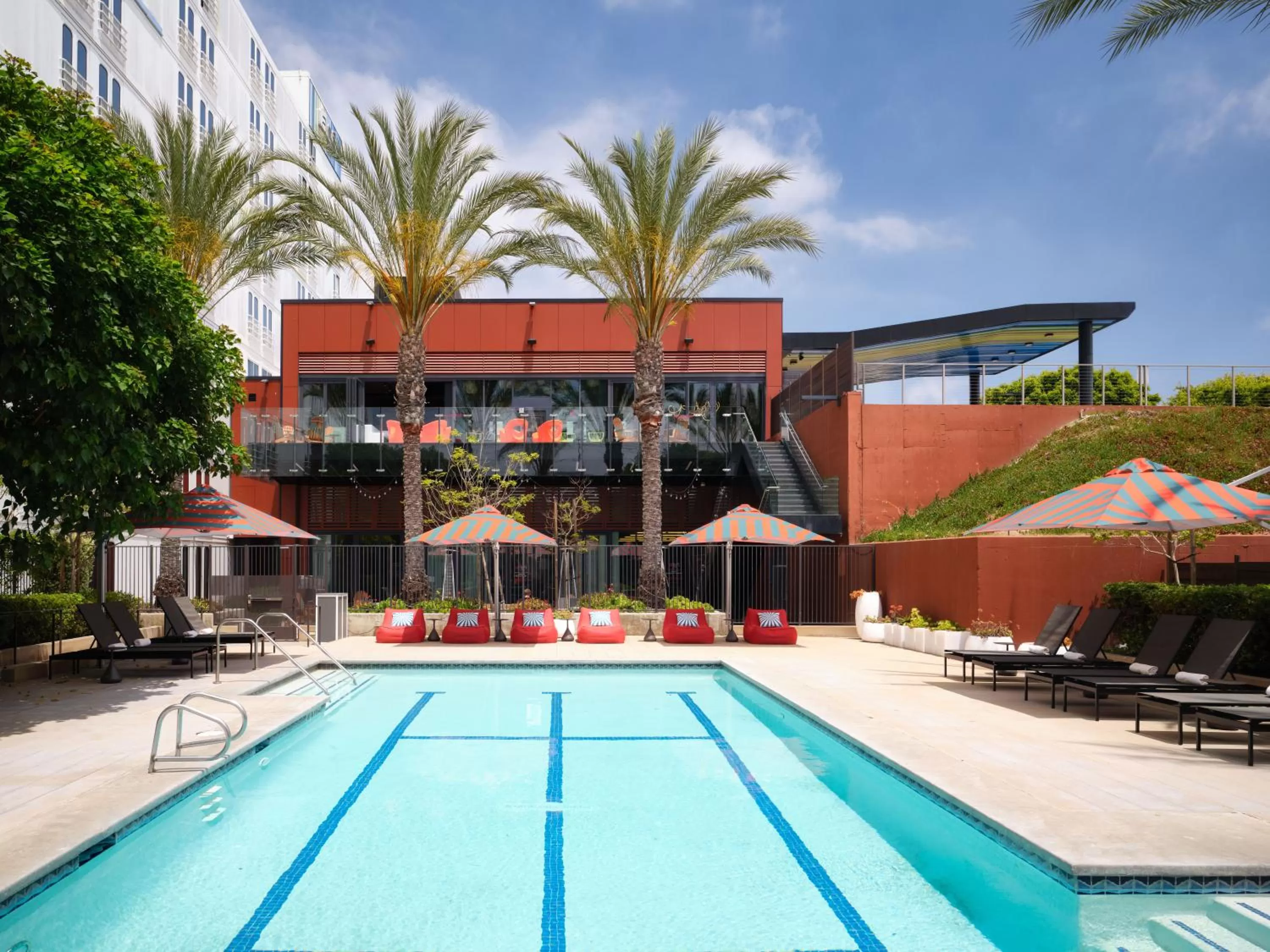 Swimming pool in Aloft El Segundo - Los Angeles Airport
