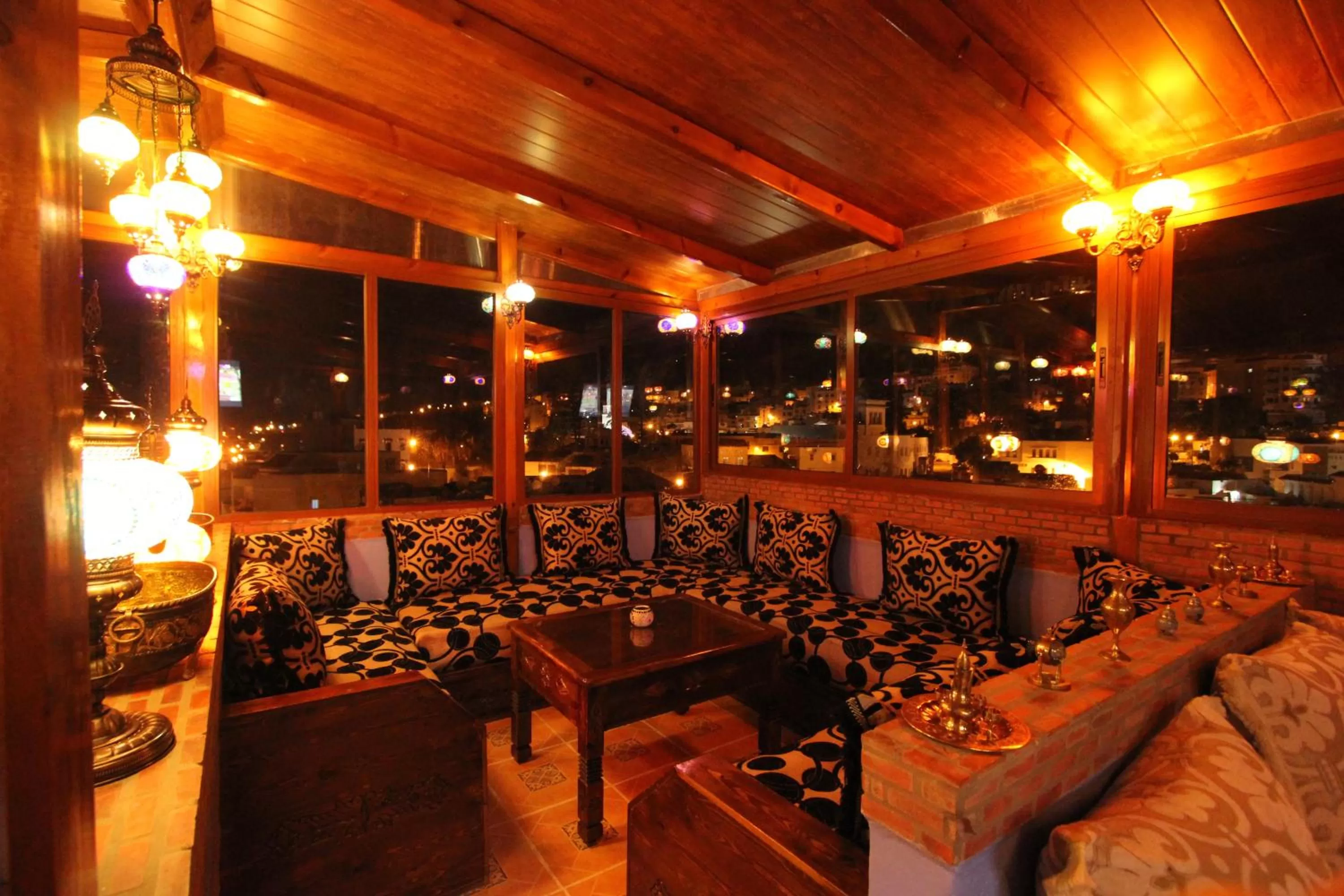 Patio, Lounge/Bar in Résidence Hoteliére Chez Aziz