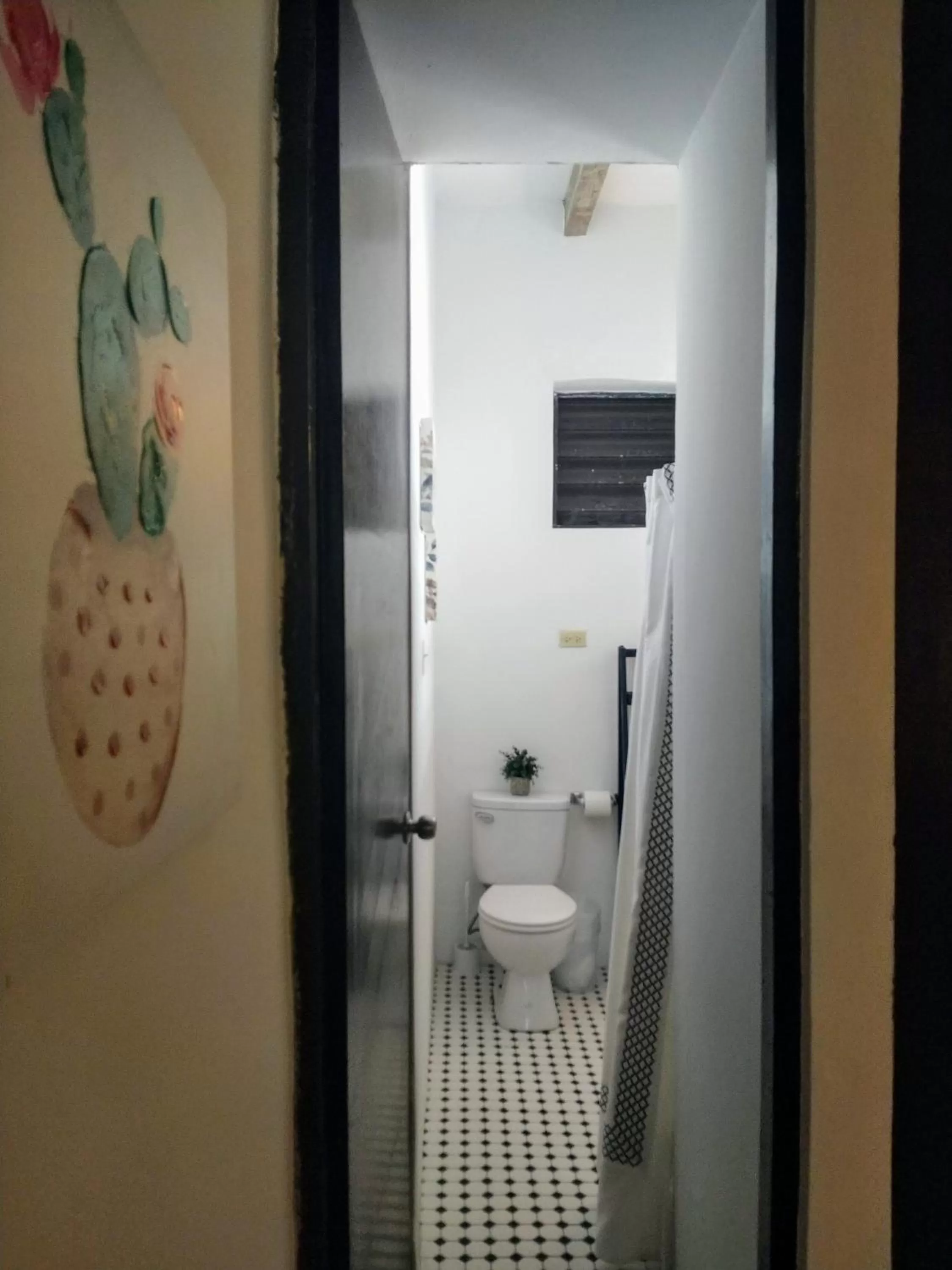 Bathroom in La Capitana Old San Juan Building