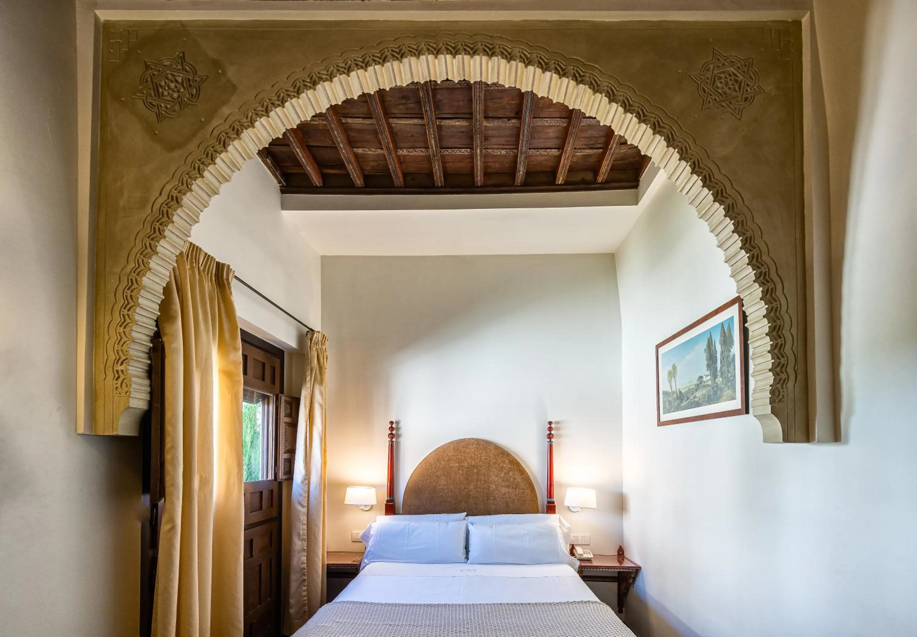 Bed in Hotel Casa Morisca