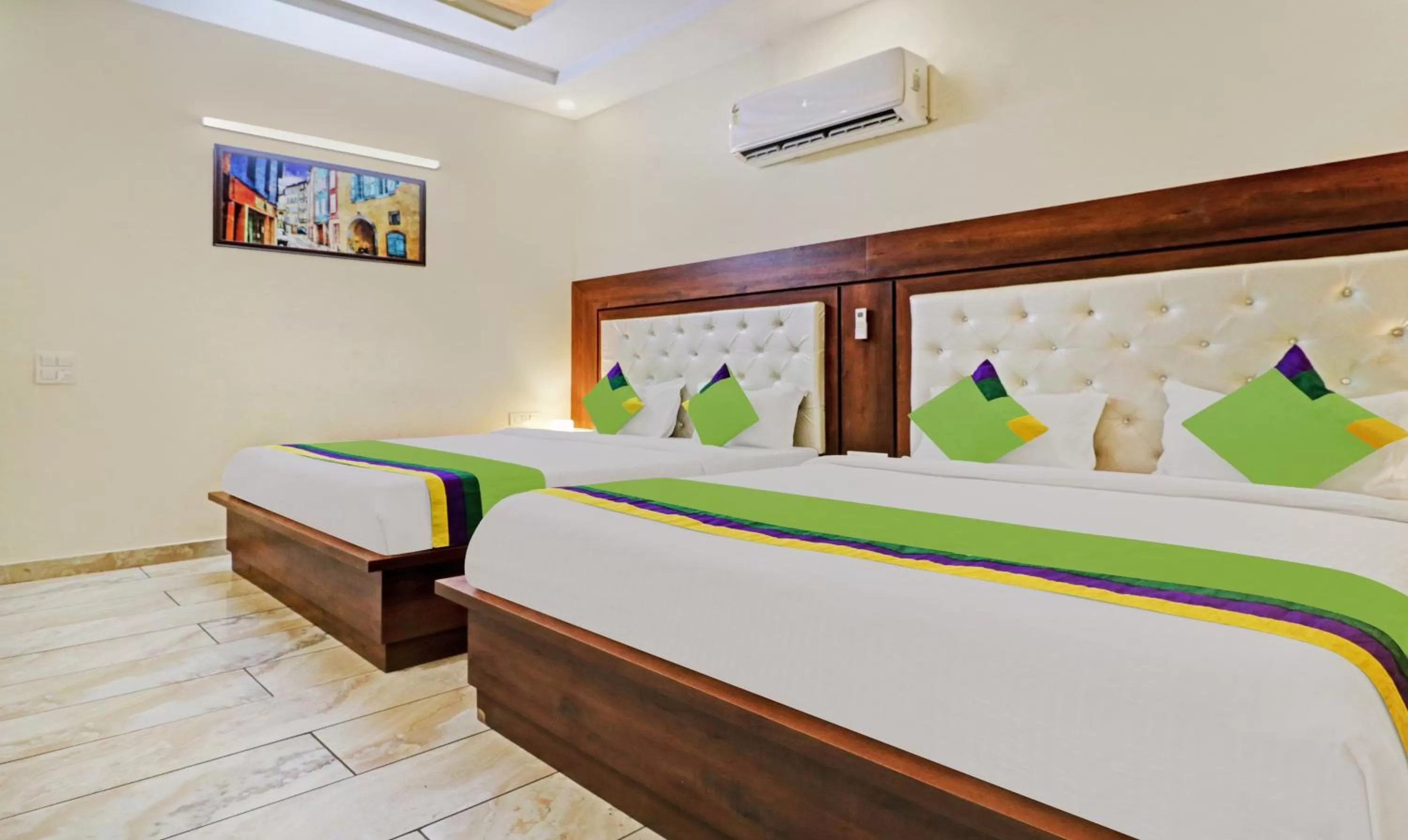 Bedroom, Bed in Treebo Magnum Chandigarh