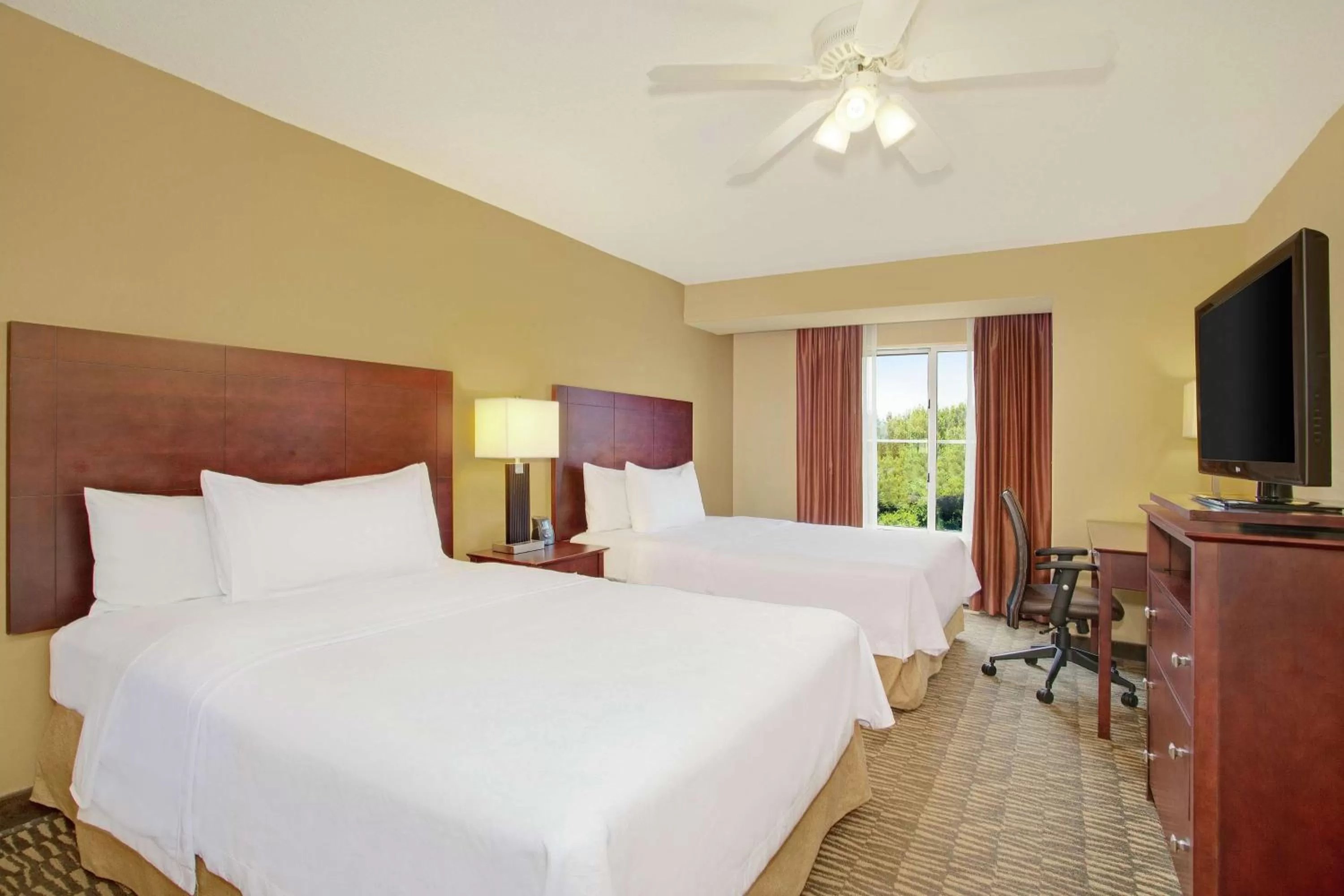 Bedroom, Bed in Homewood Suites by Hilton Tampa-Brandon